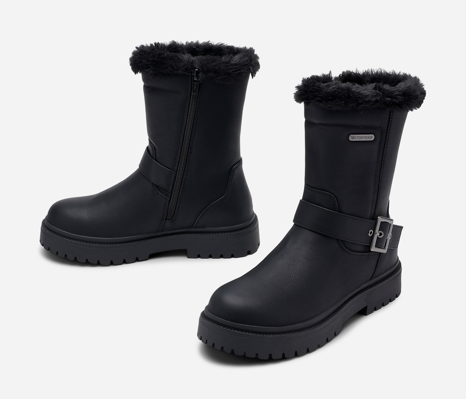 LINEAR, Varmfodrade stövlar, waterproof Svarta