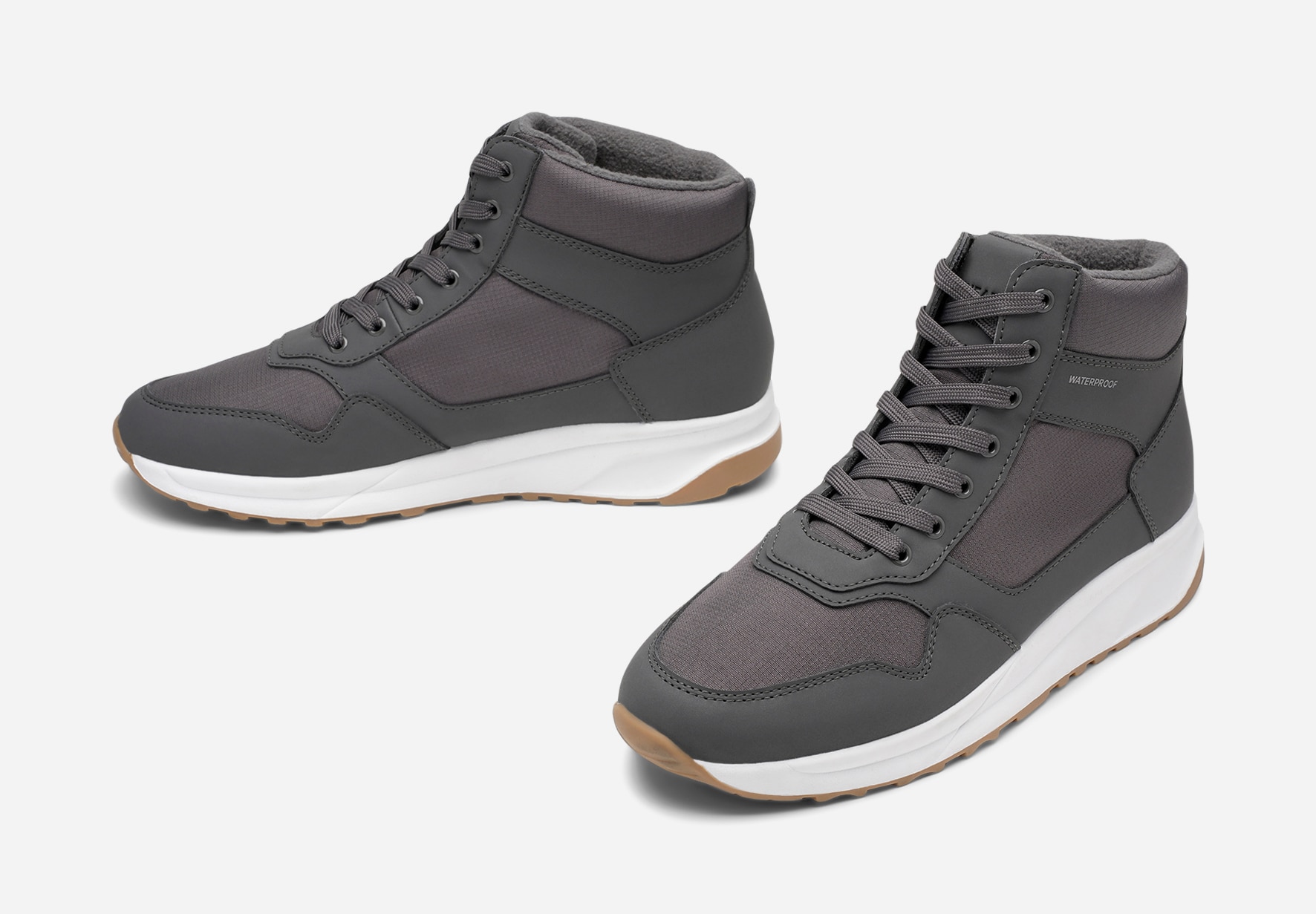 LINEAR, Höga sneakers, waterproof Gråa