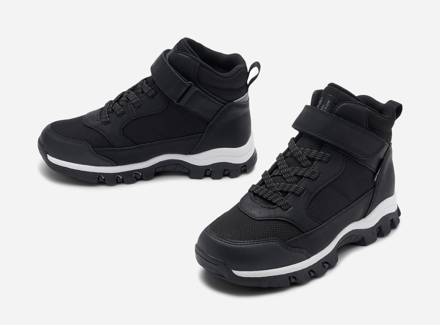 LINEAR, Höga sneakers, waterproof Svarta