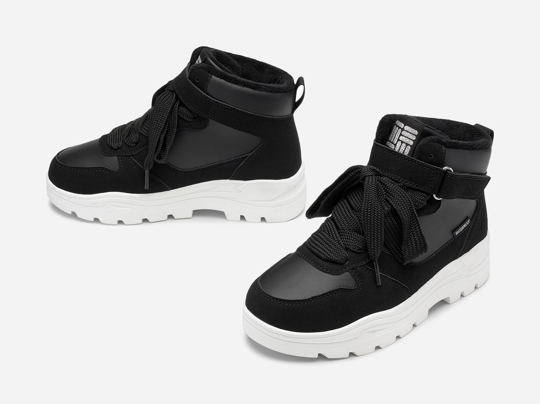 DINSKO, Fleecefodrade kängor waterproof Svarta