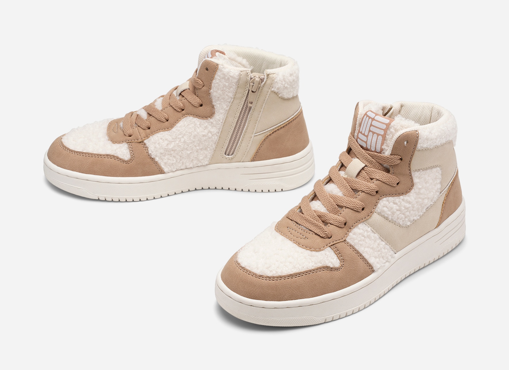 DINSKO, Höga sneakers Beigea