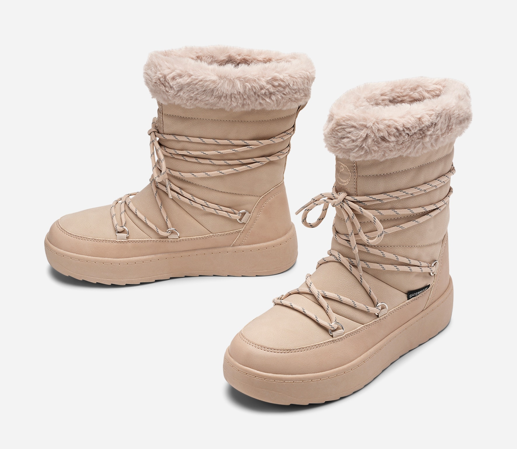 LINEAR, Varmfodrade stövlar, waterproof Beigea