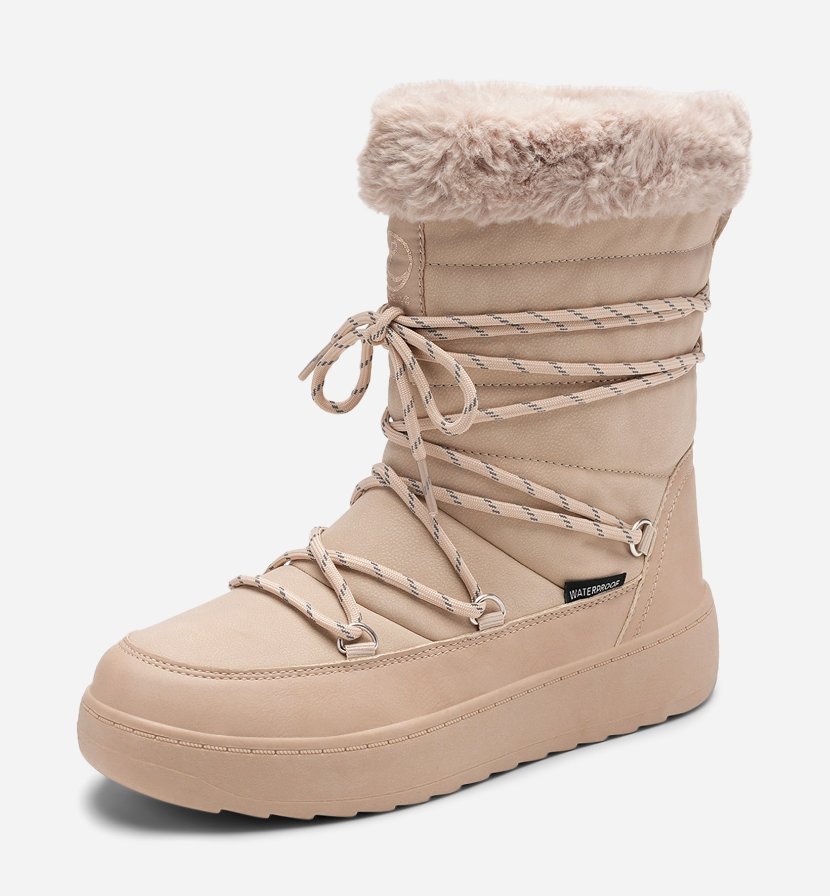 LINEAR, Varmfodrade stövlar, waterproof Beigea