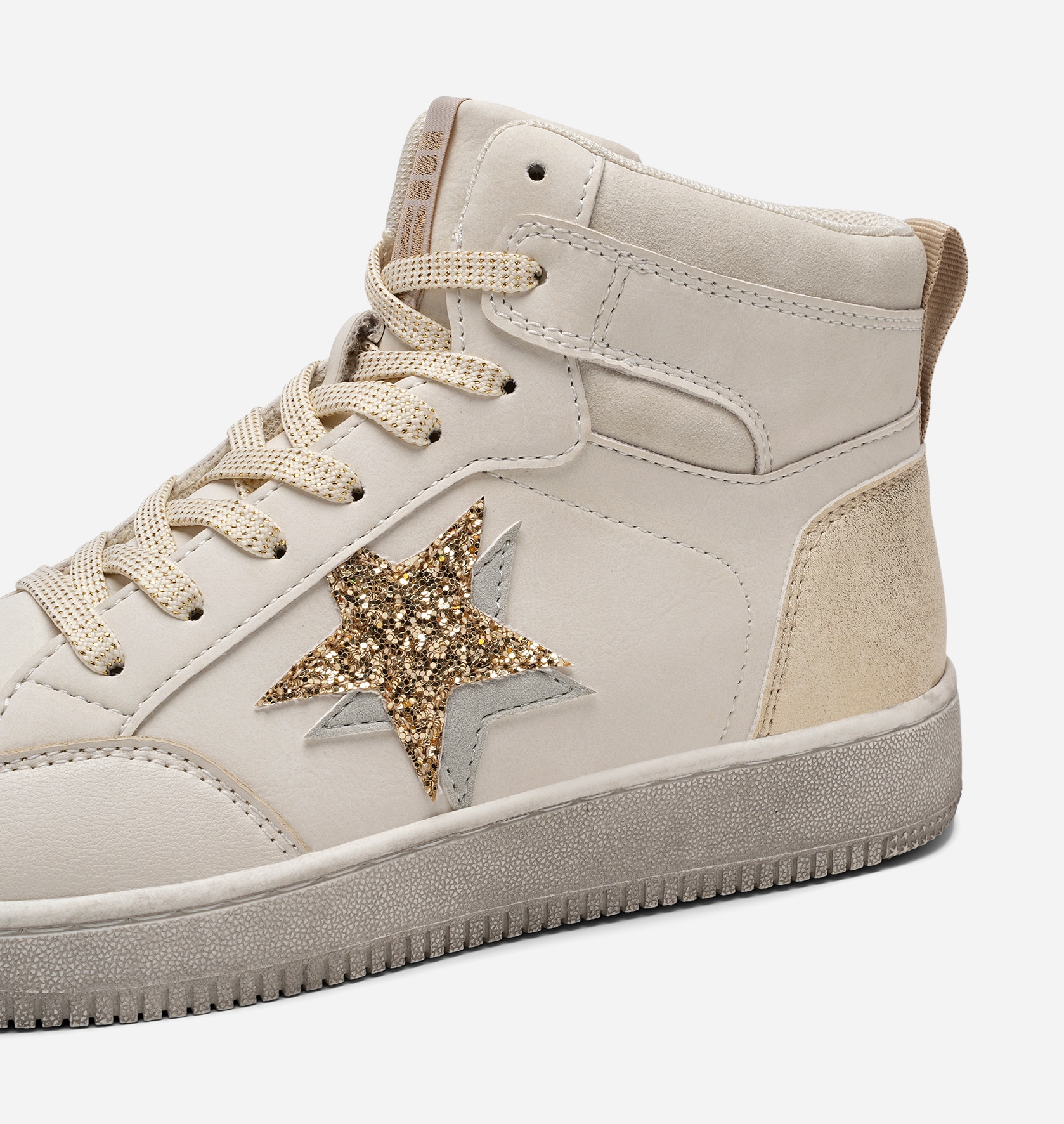 DINSKO, Höga sneakers med dragkedja Vita