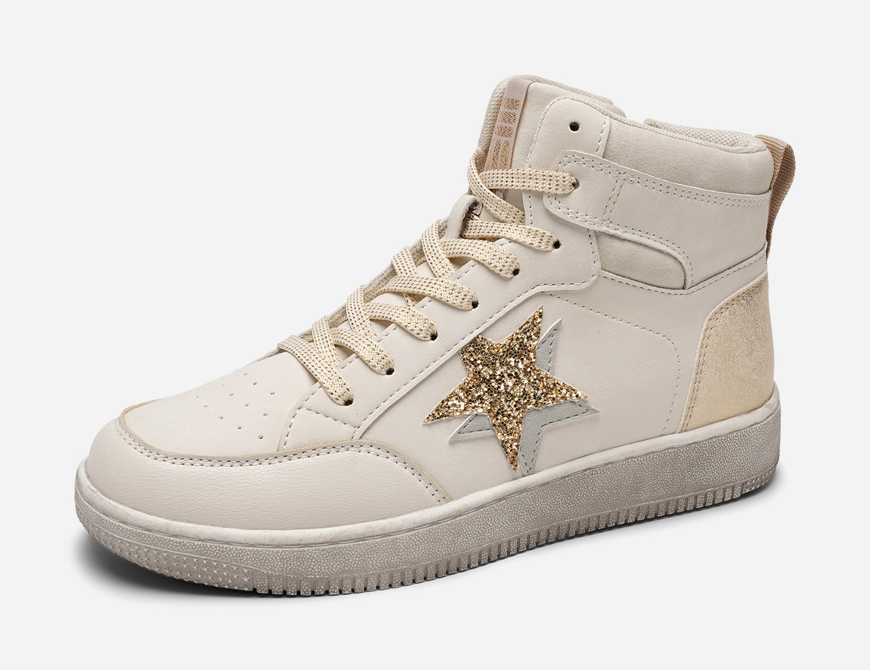 DINSKO, Höga sneakers med dragkedja Vita