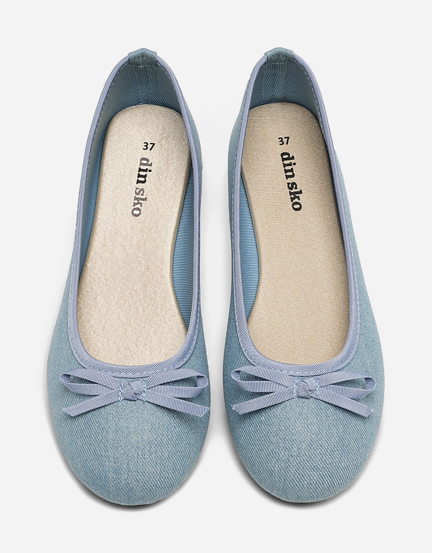 DINSKO, Ballerinaskor Blåa