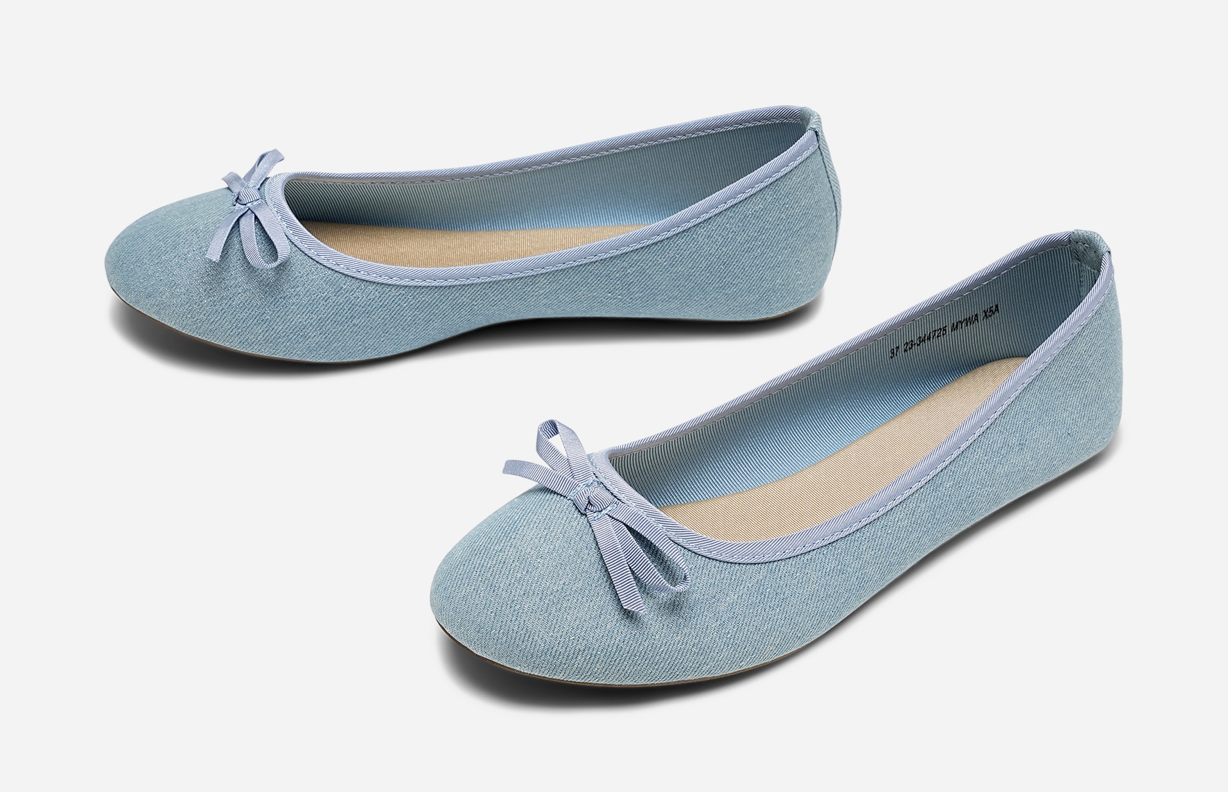 DINSKO, Ballerinaskor Blåa