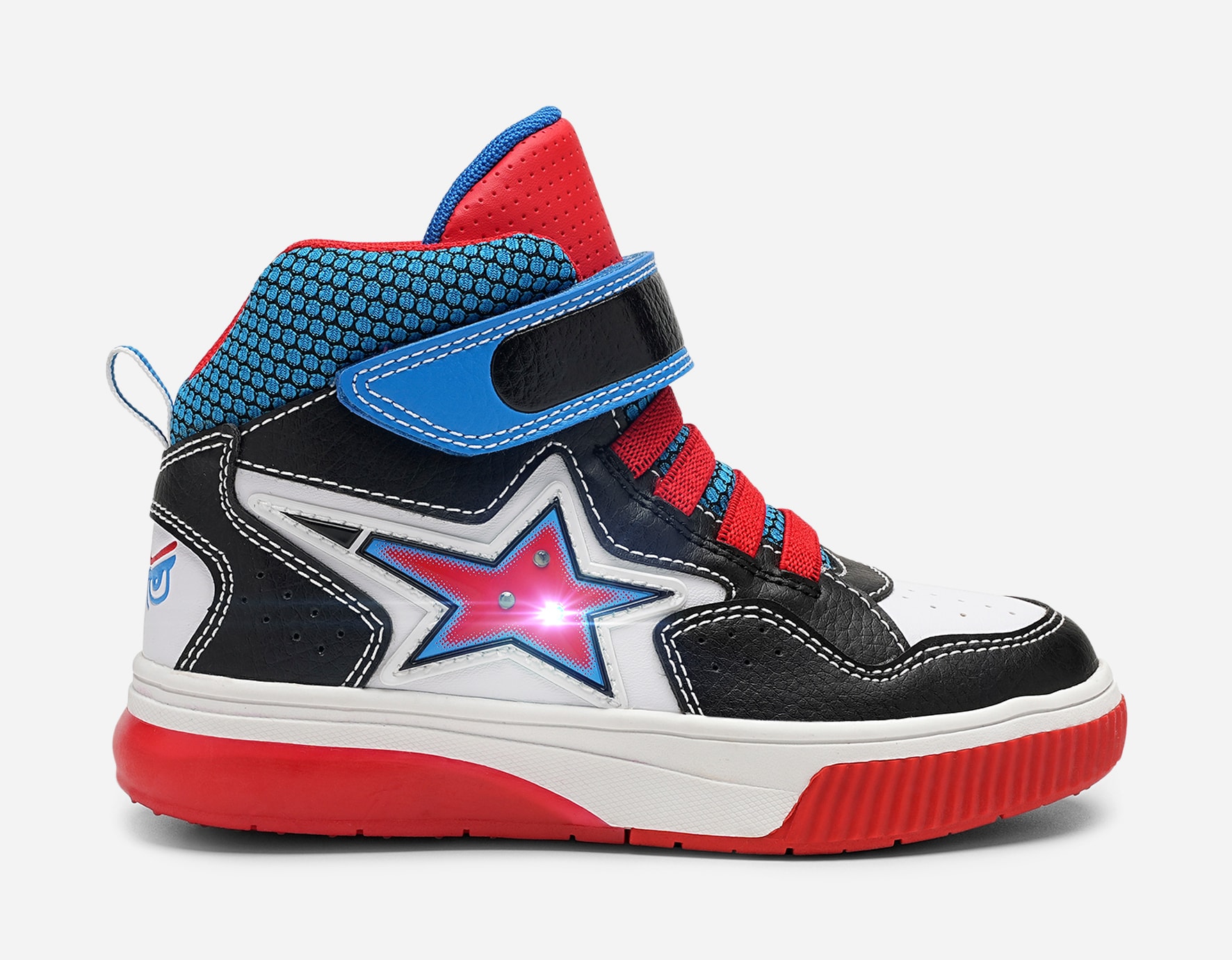 DINSKO, Höga sneakers med blinkande sula Flerfärgade