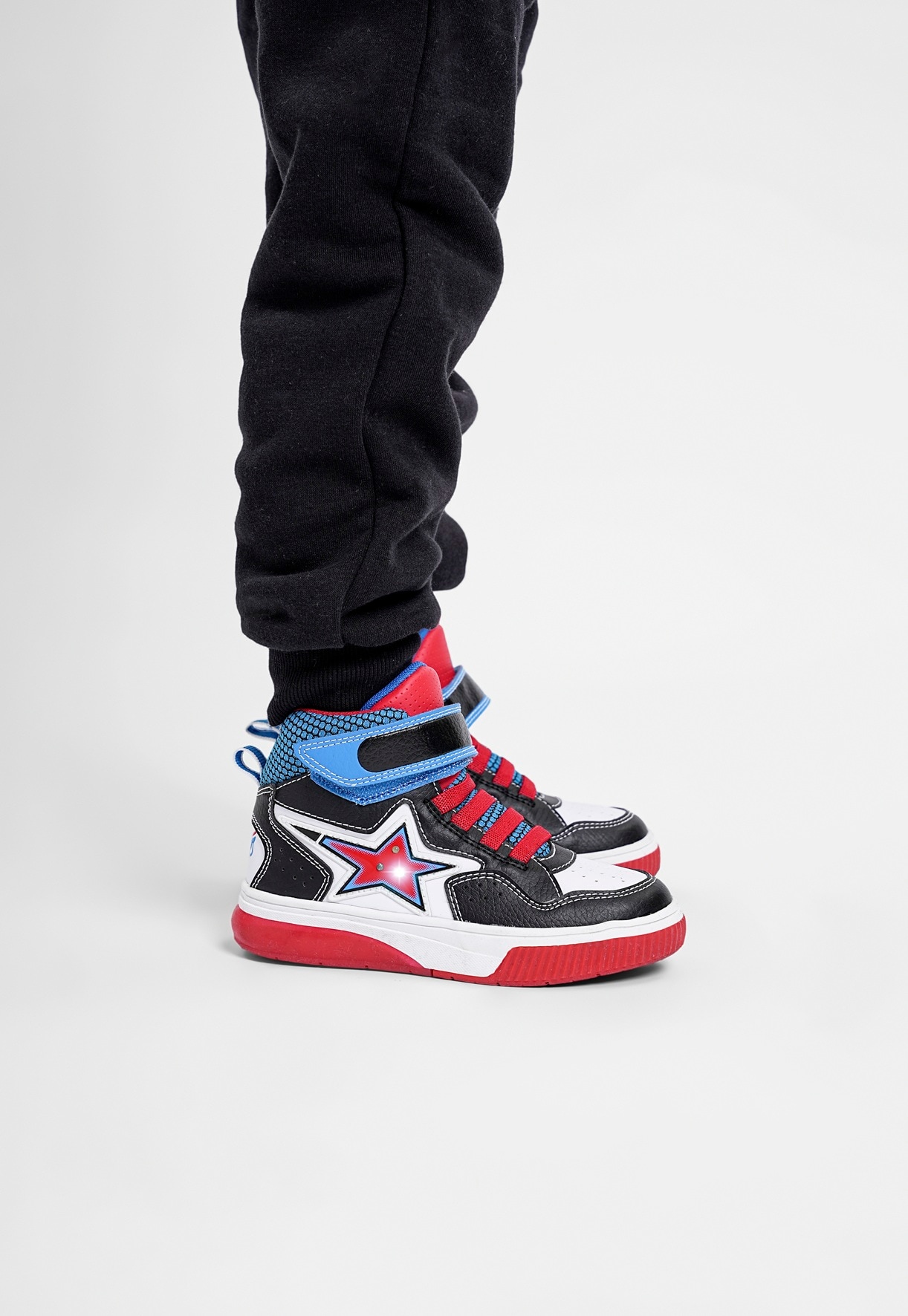 DINSKO, Höga sneakers med blinkande sula Flerfärgade