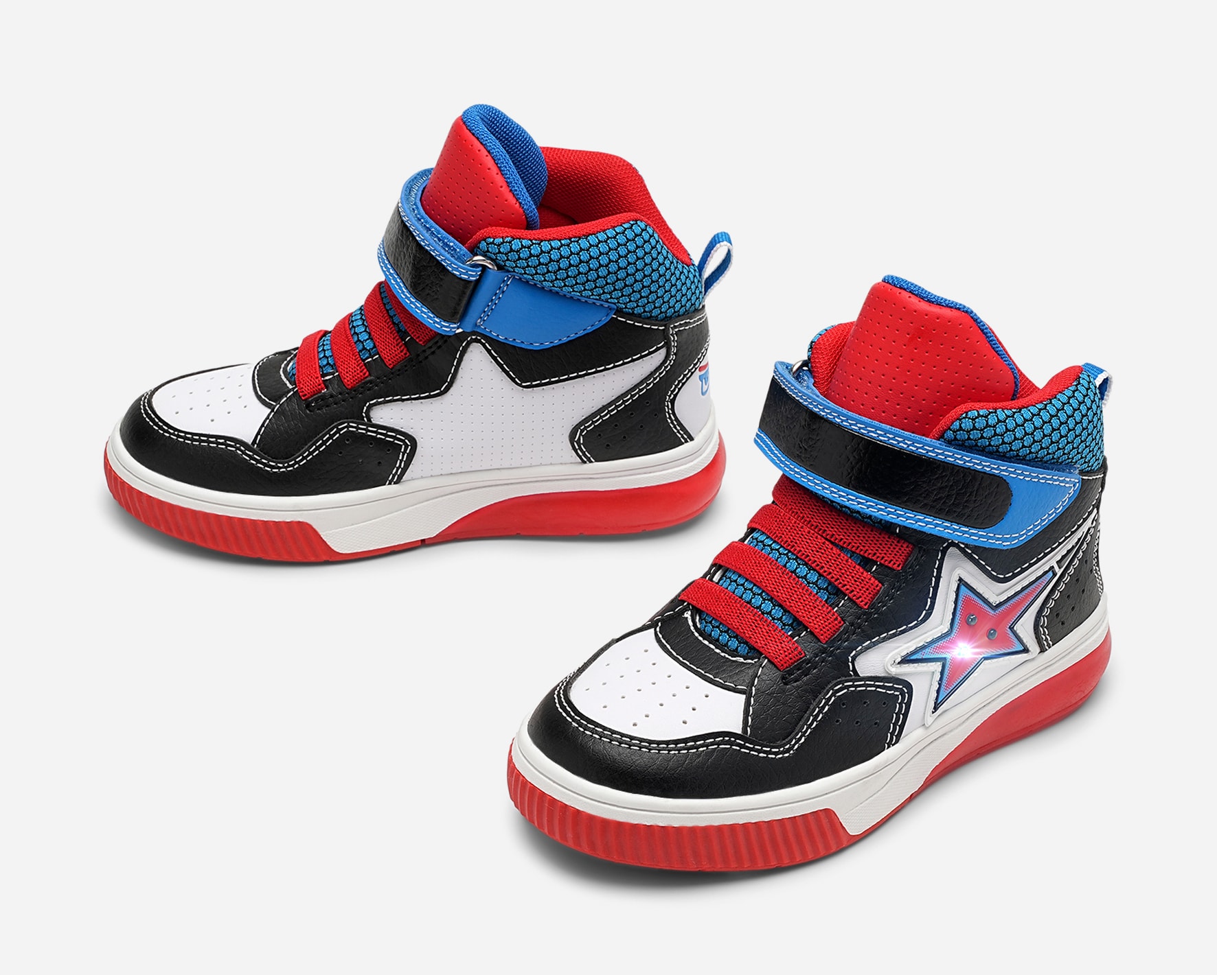 DINSKO, Höga sneakers med blinkande sula Flerfärgade