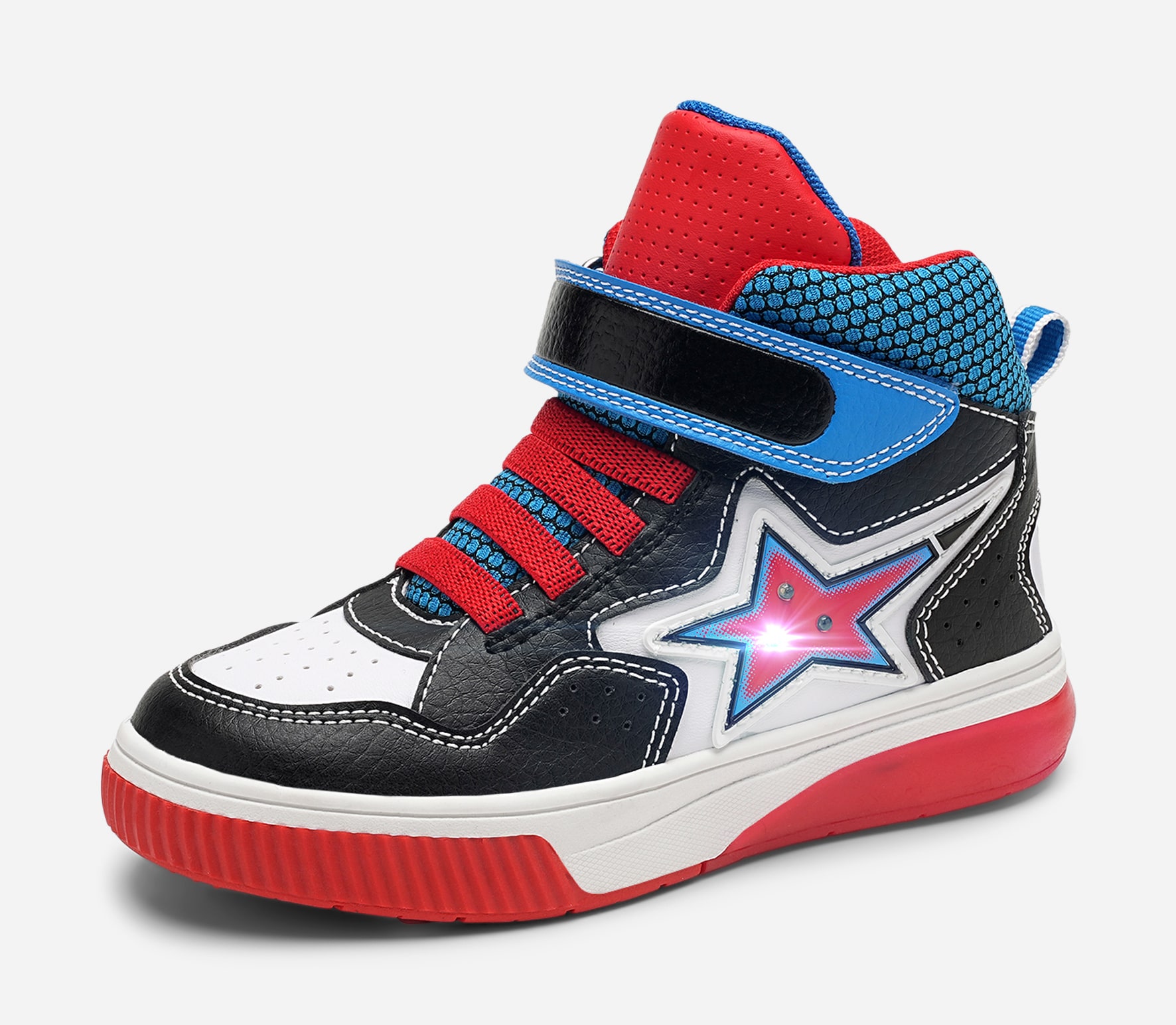 DINSKO, Höga sneakers med blinkande sula Flerfärgade