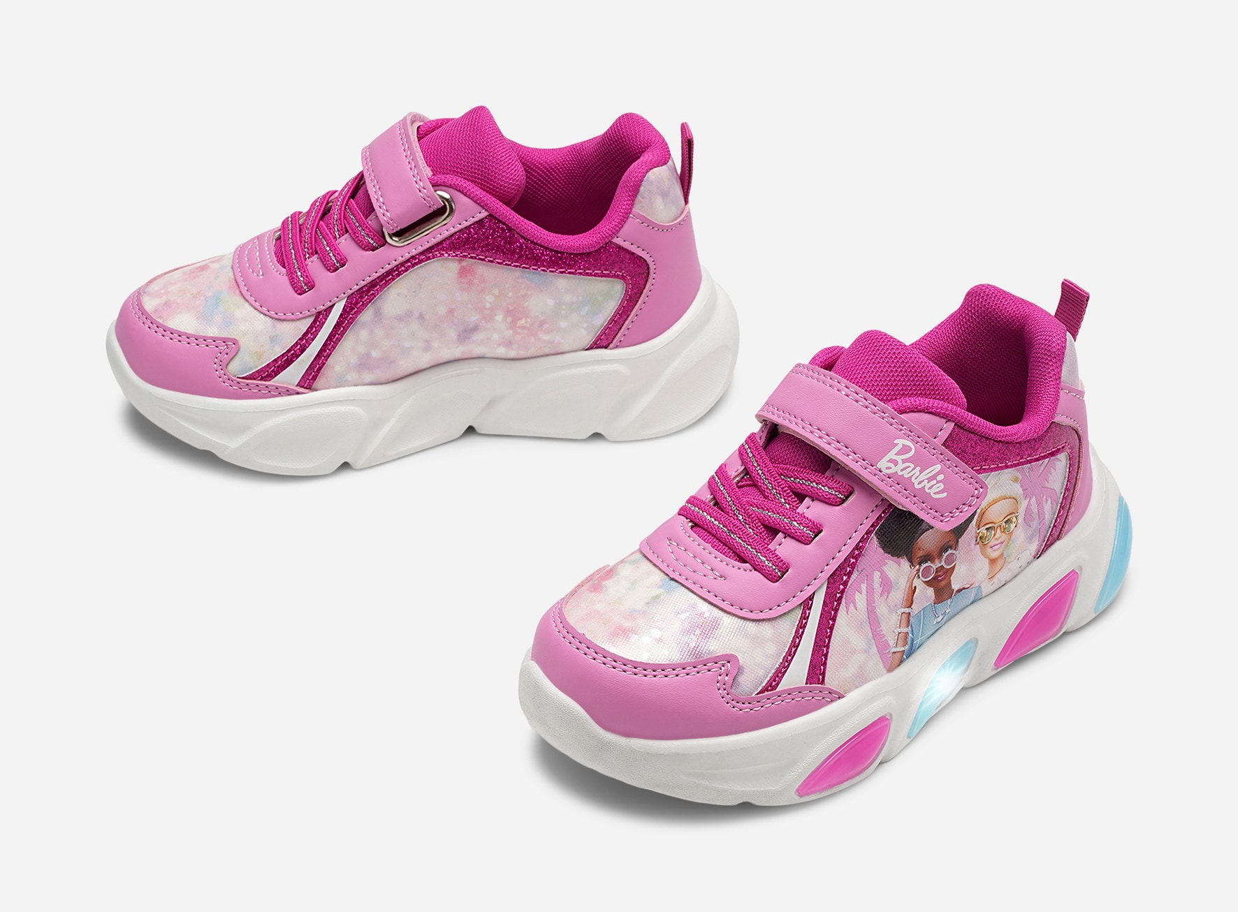Barbie, Blinkande sneakers Rosa