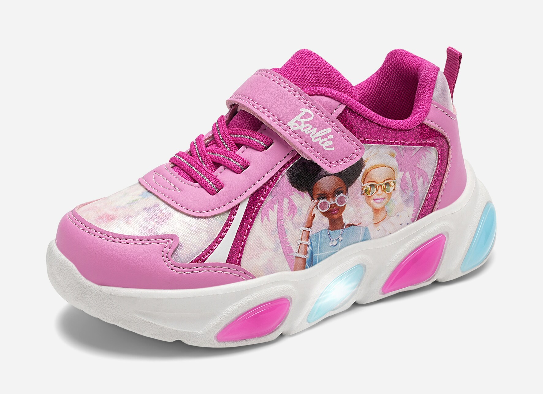 Barbie, Blinkande sneakers Rosa