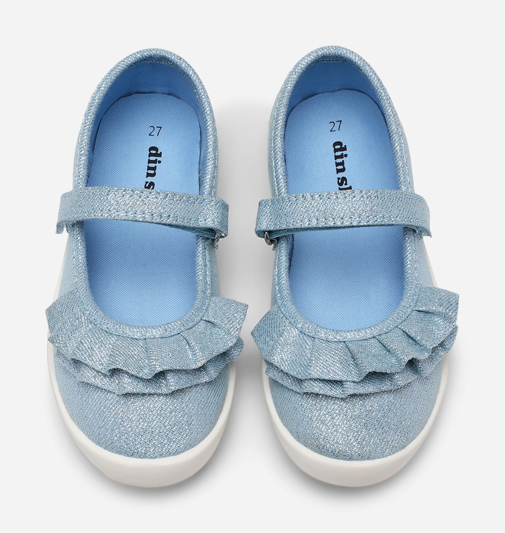 DINSKO, Ballerinaskor Blåa