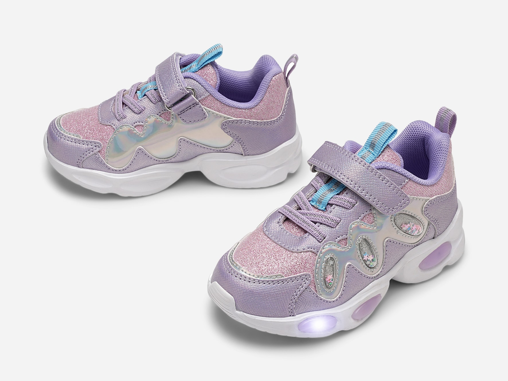 DINSKO, Blinkande sneakers Lila