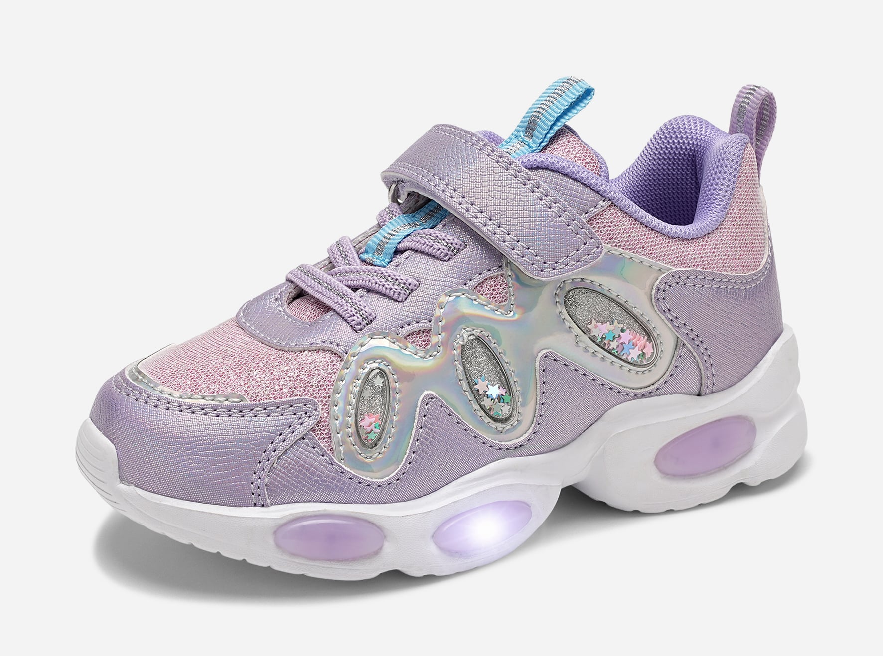 DINSKO, Blinkande sneakers Lila