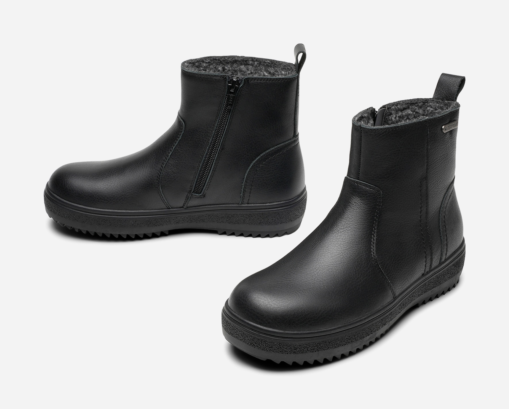 PACE, Varmfodrade boots, waterproof Svarta