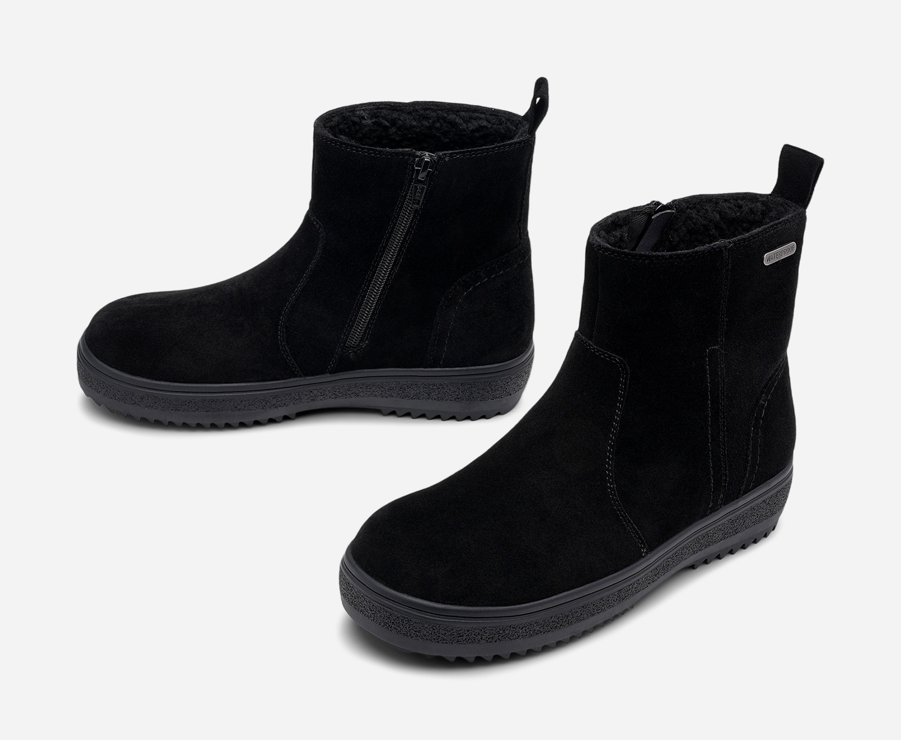 PACE, Varmfodrade boots, waterproof Svarta