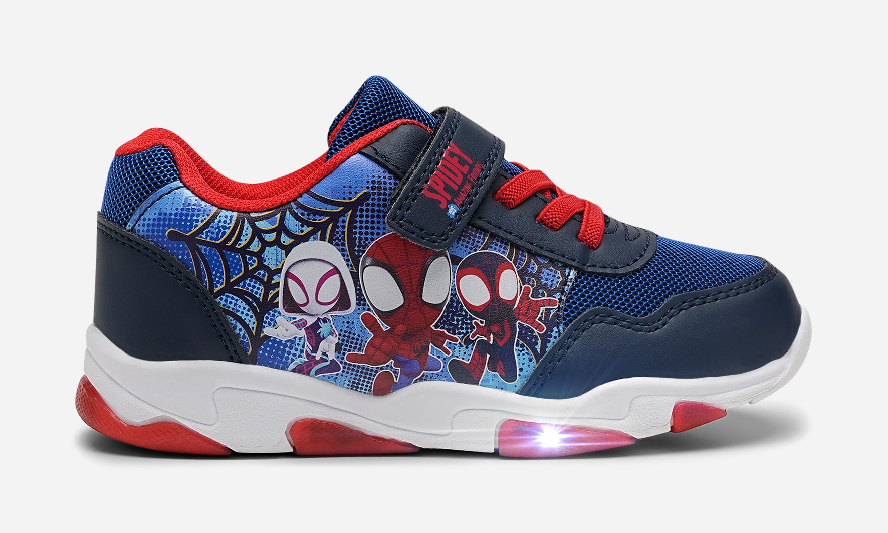 SPIDEY, Blinkande sneakers Flerfärgade