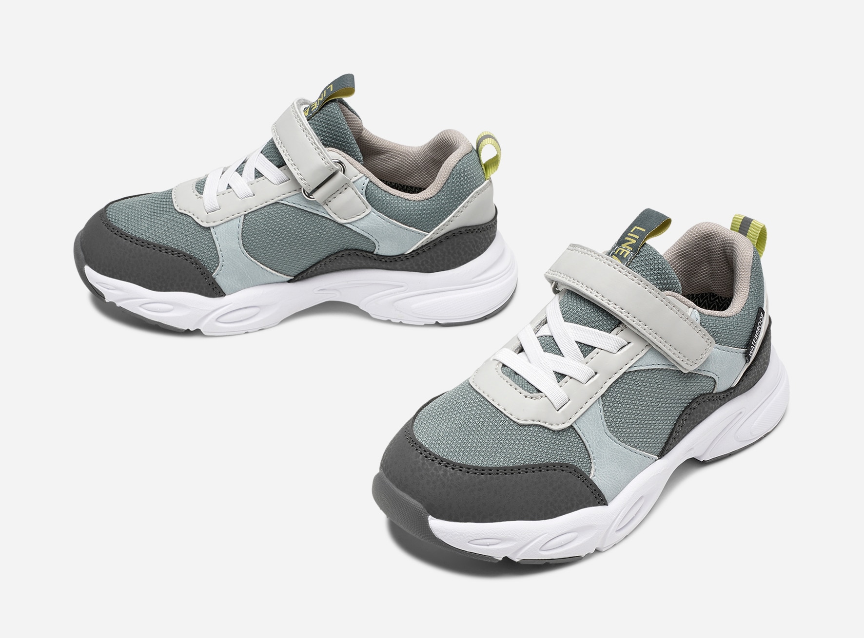 LINEAR, Sneakers waterproof Gröna