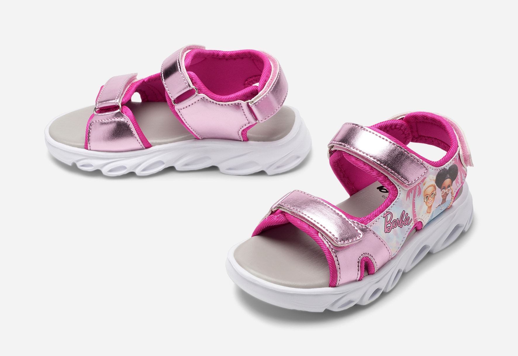 Barbie, Blinkande sneakers Rosa