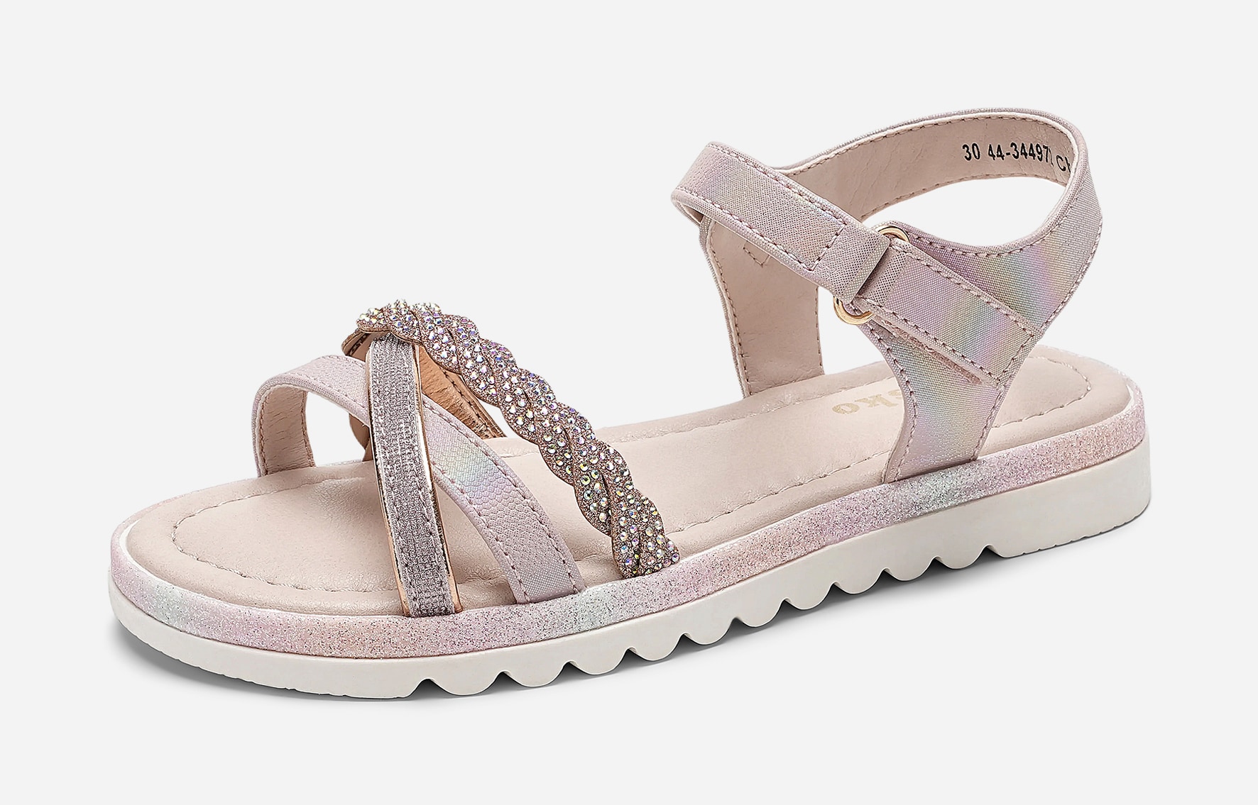 DINSKO, Sandaler med remmar Rosa