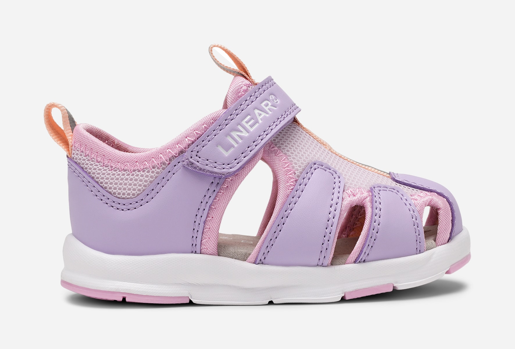 LINEAR, Sandal med täckt tå Flerfärgade