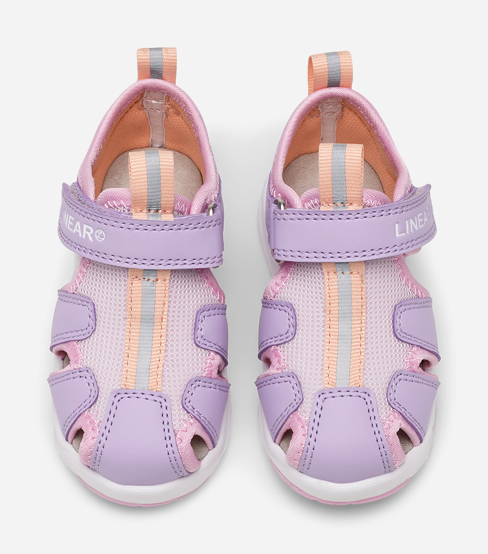 LINEAR, Sandal med täckt tå Flerfärgade