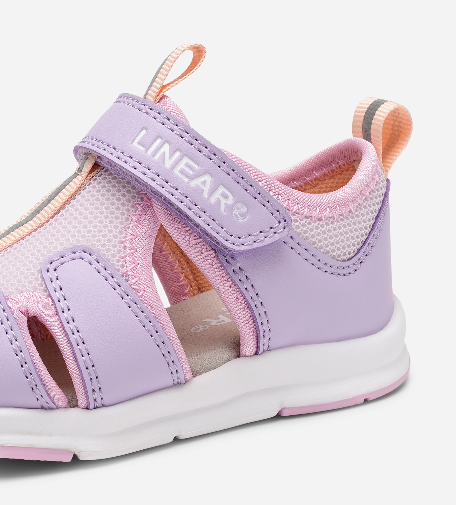 LINEAR, Sandal med täckt tå Flerfärgade