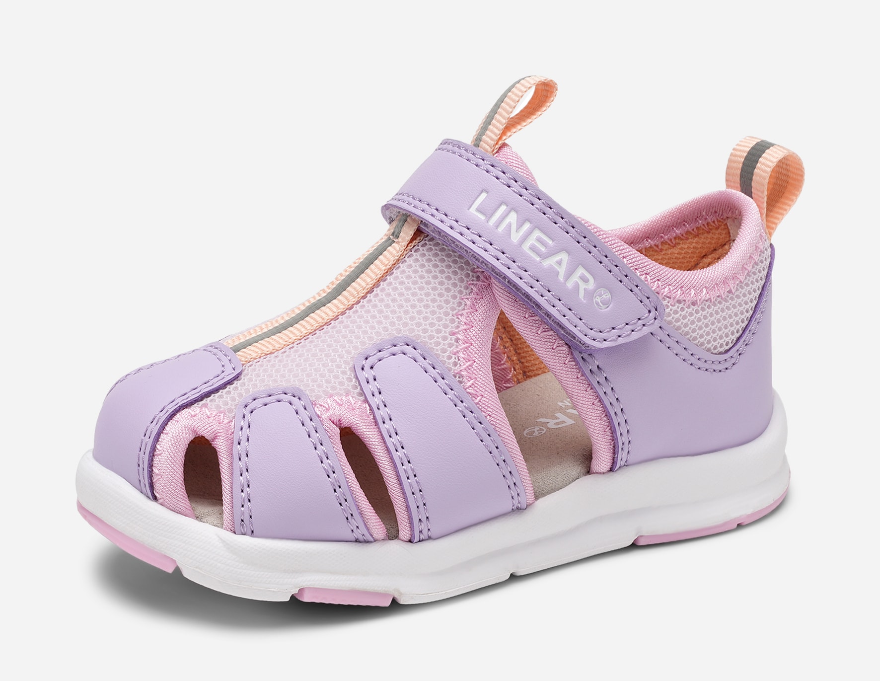 LINEAR, Sandal med täckt tå Flerfärgade