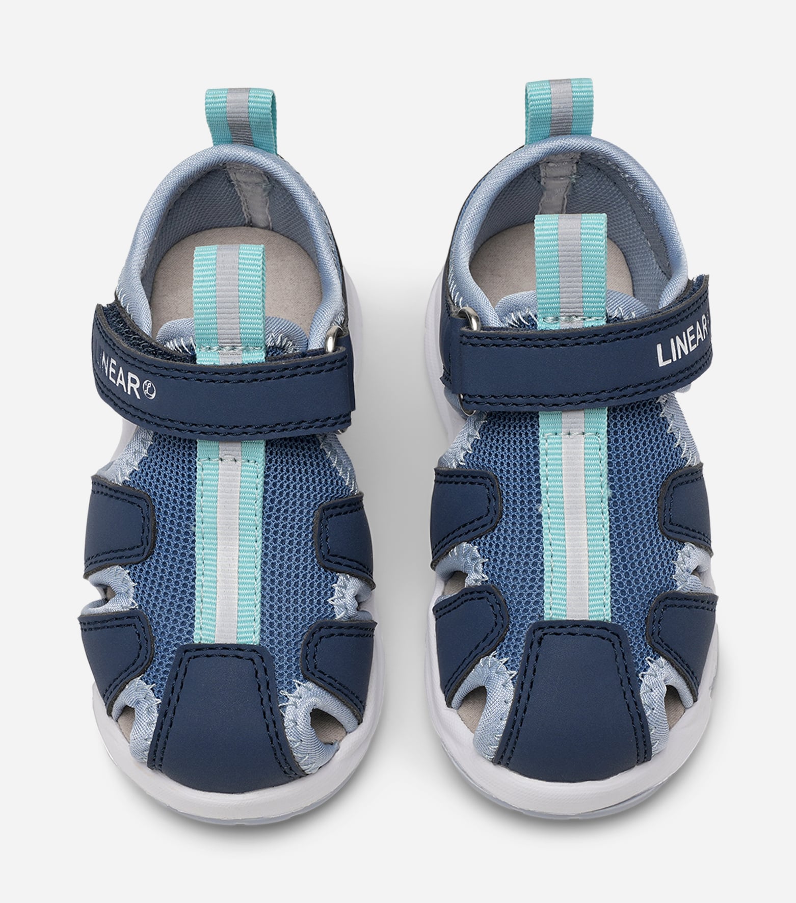 LINEAR, Sandal med täckt tå Flerfärgade