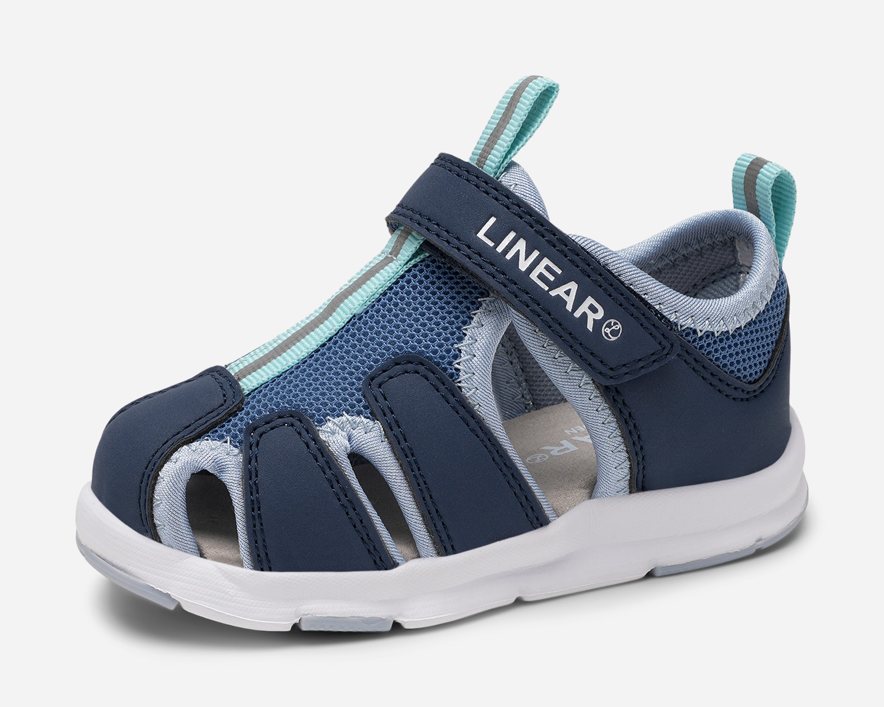 LINEAR, Sandal med täckt tå Flerfärgade