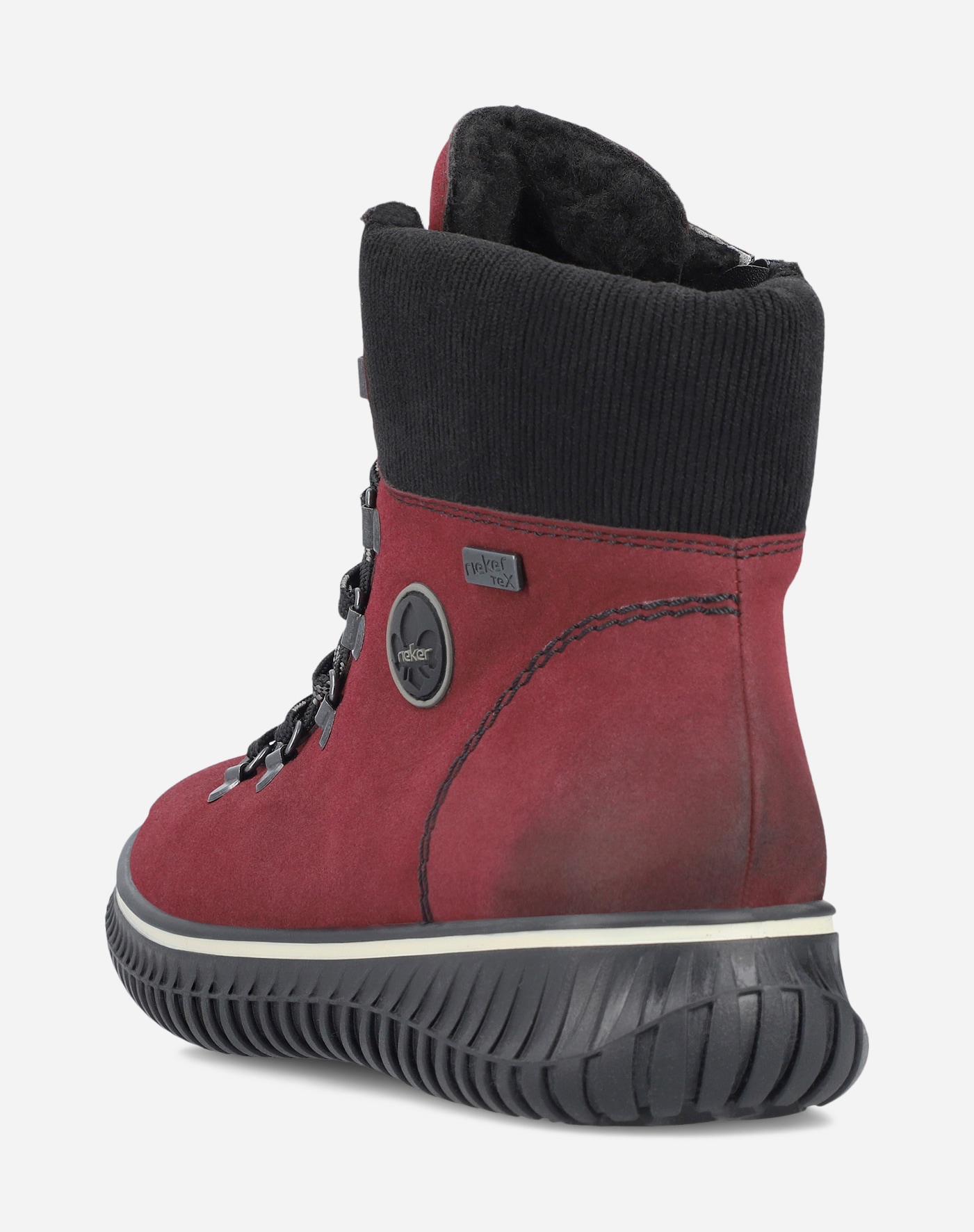 RIEKER, Varmfodrade kängor Röda