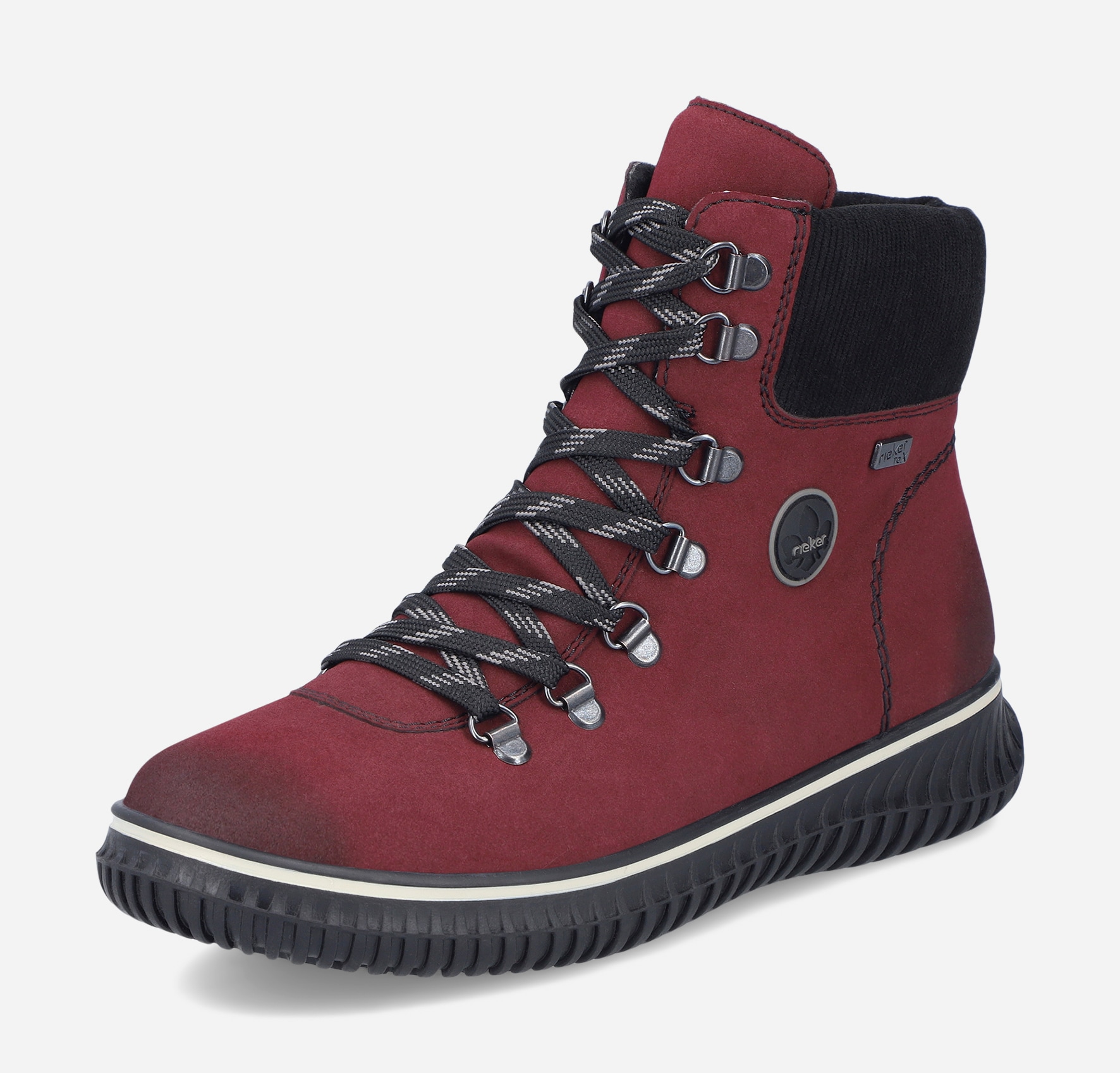 RIEKER, Varmfodrade kängor Röda