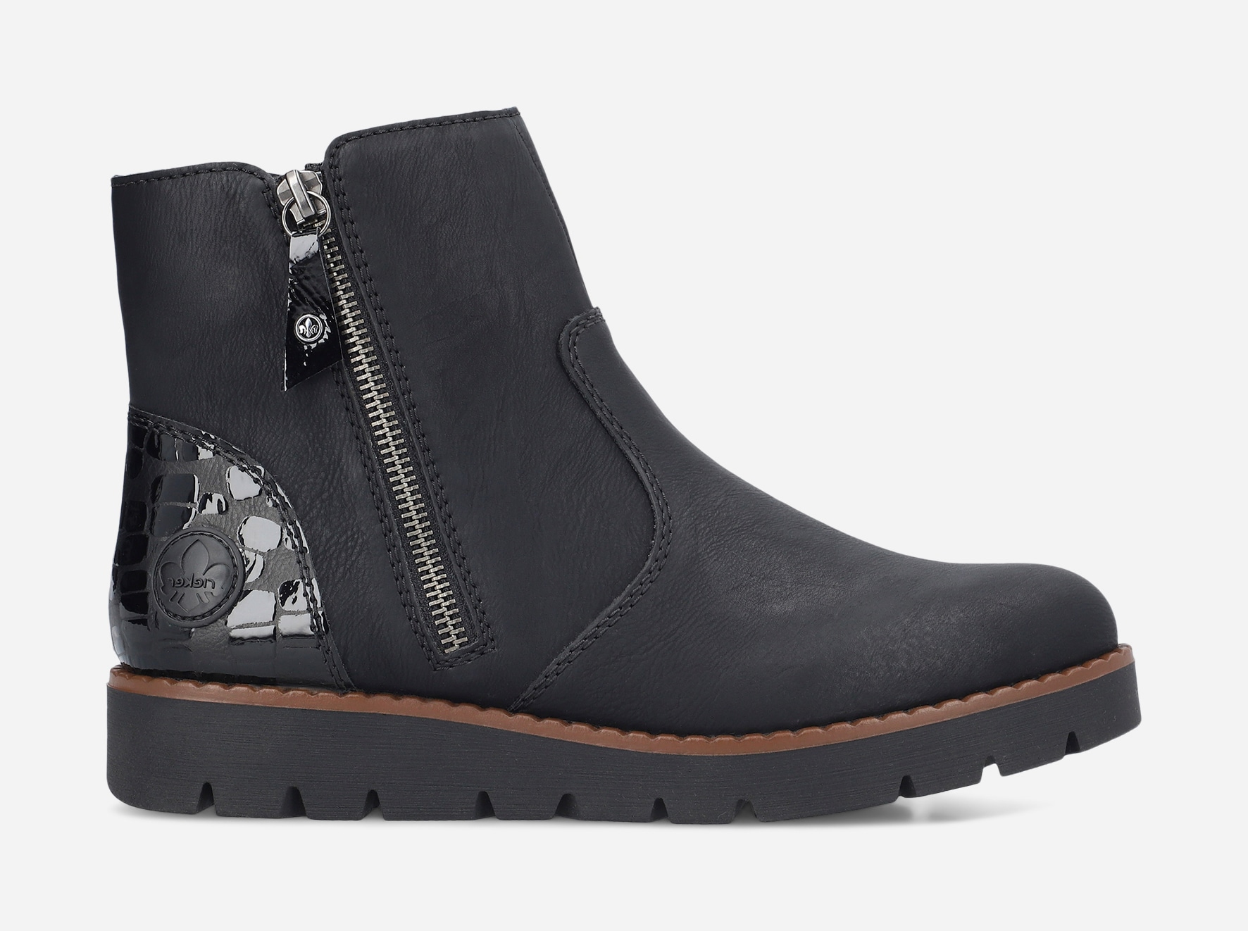 RIEKER, Boots Svarta