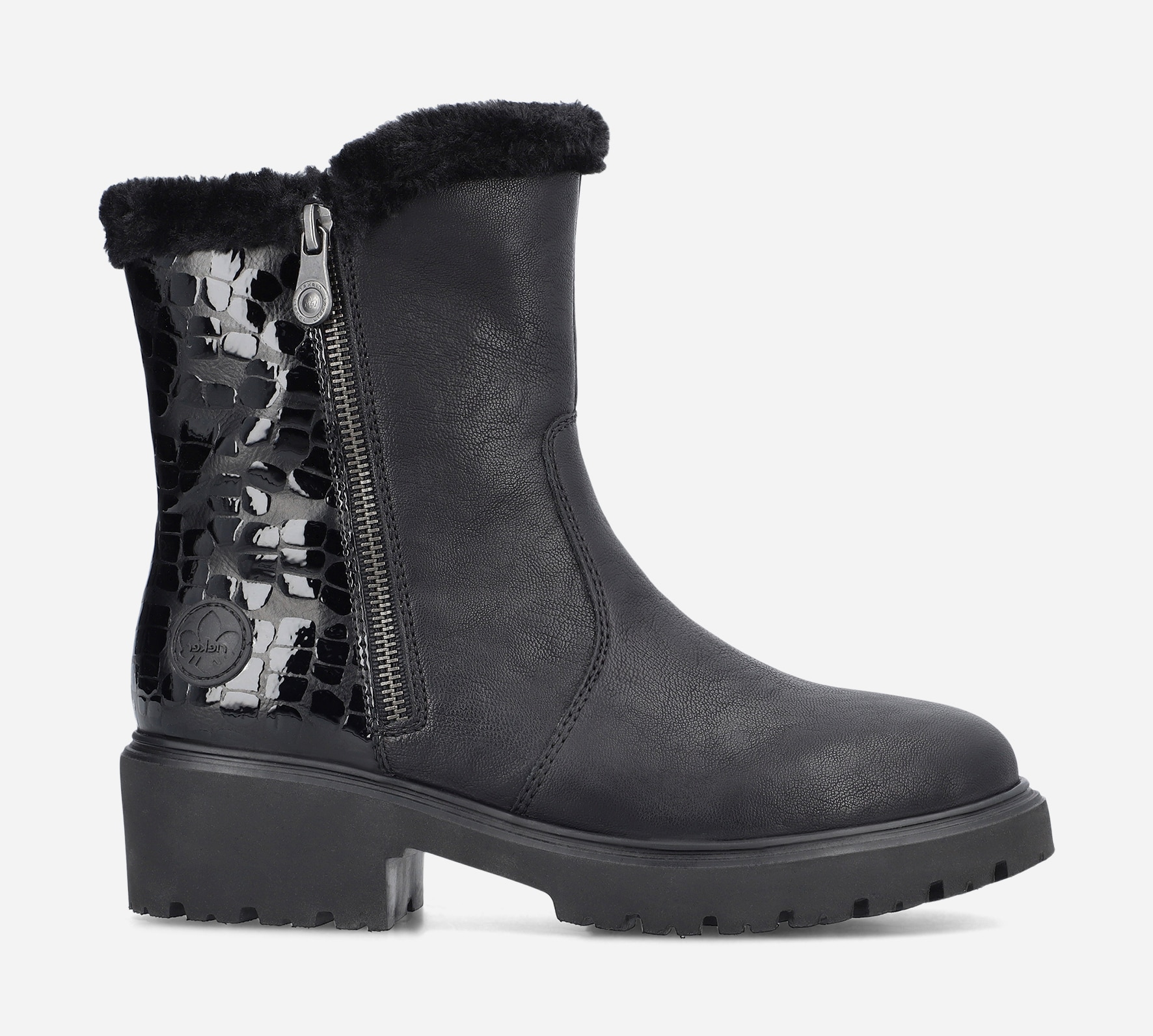 RIEKER, Boots Svarta