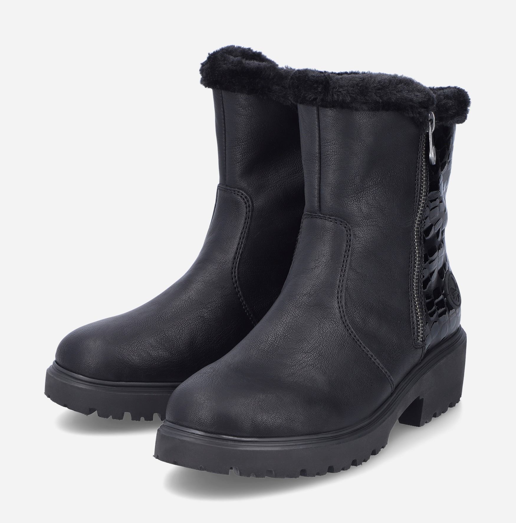 RIEKER, Boots Svarta