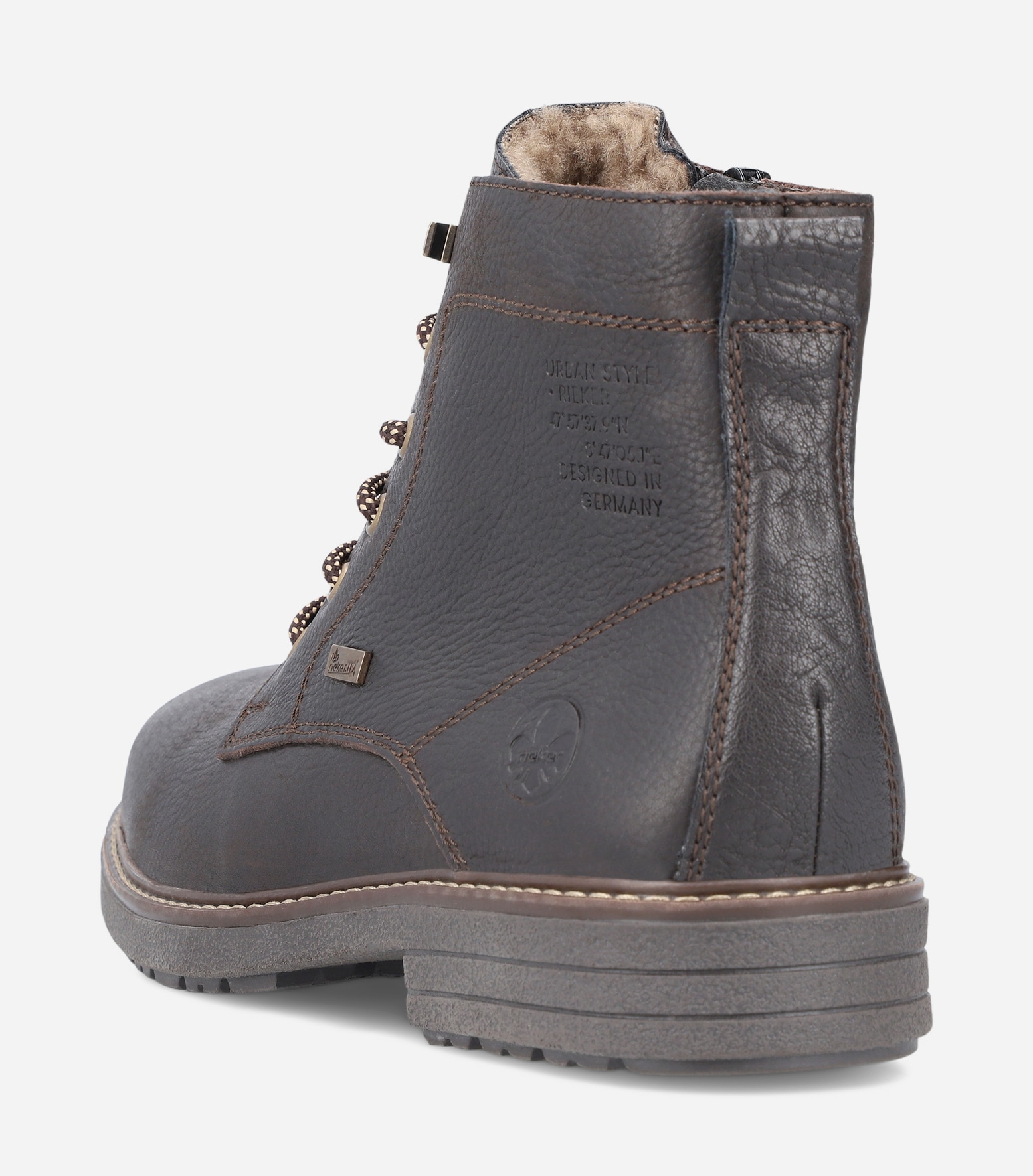 RIEKER, Varmfodrade kängor Bruna