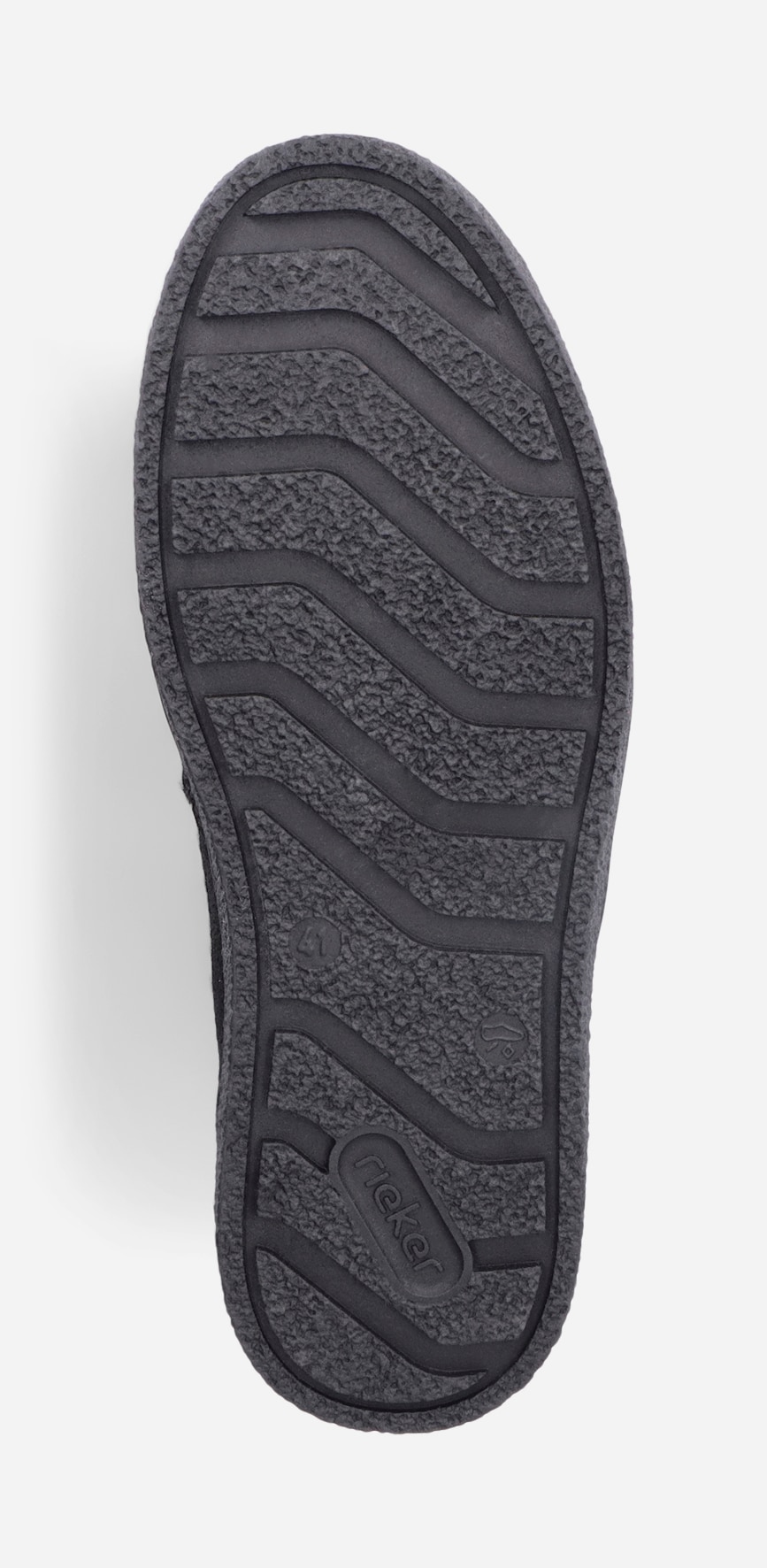 RIEKER, Varmfodrade boots med dragkedja Svarta