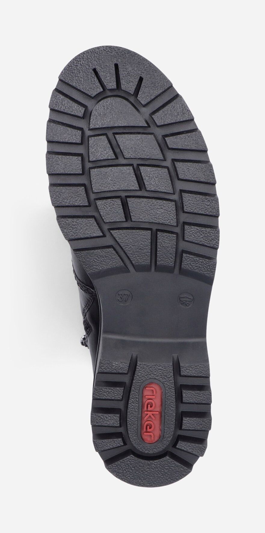 RIEKER, Varmfodrade kängor Svarta