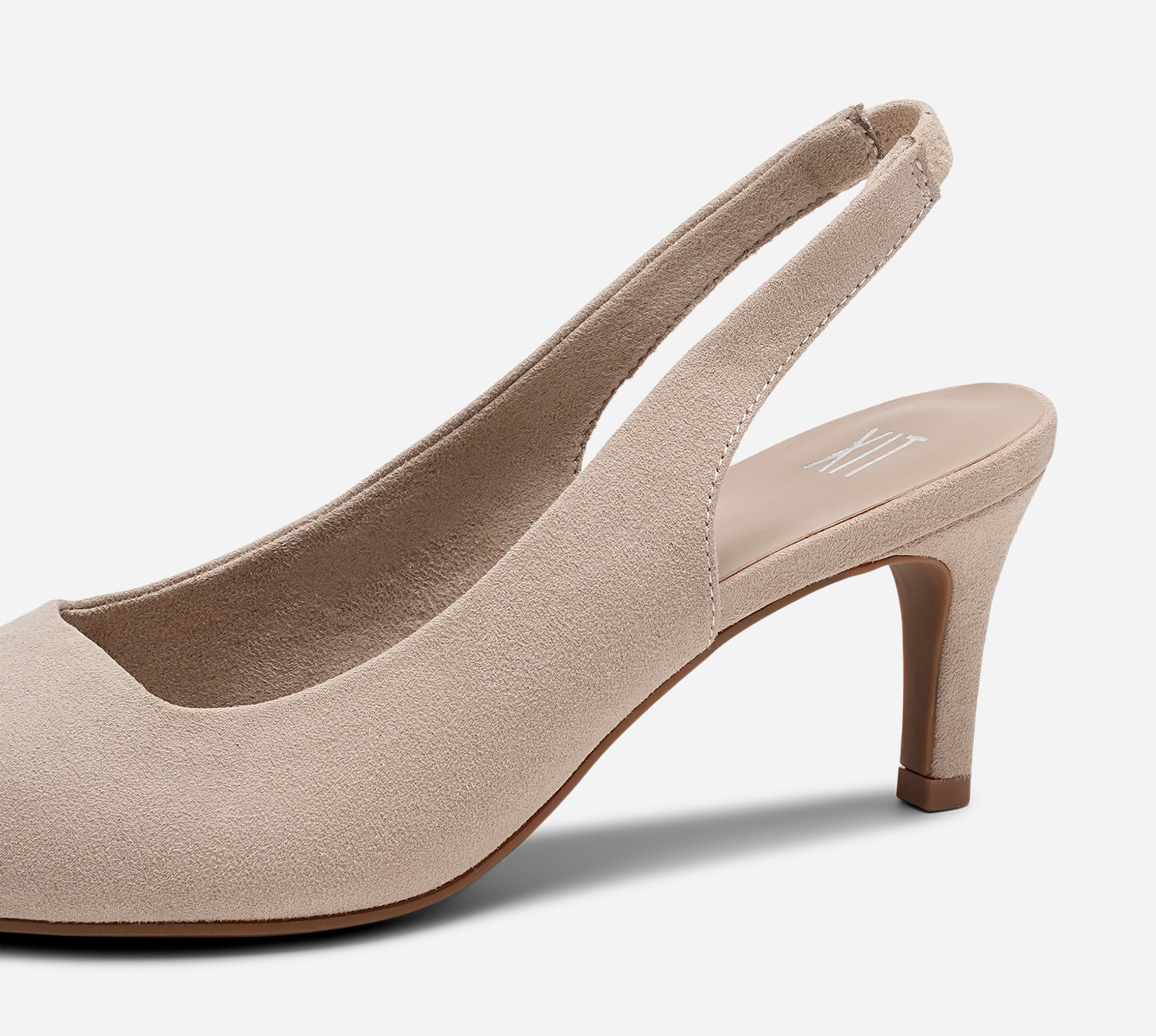 XIT, Pumps med slingback Beigea