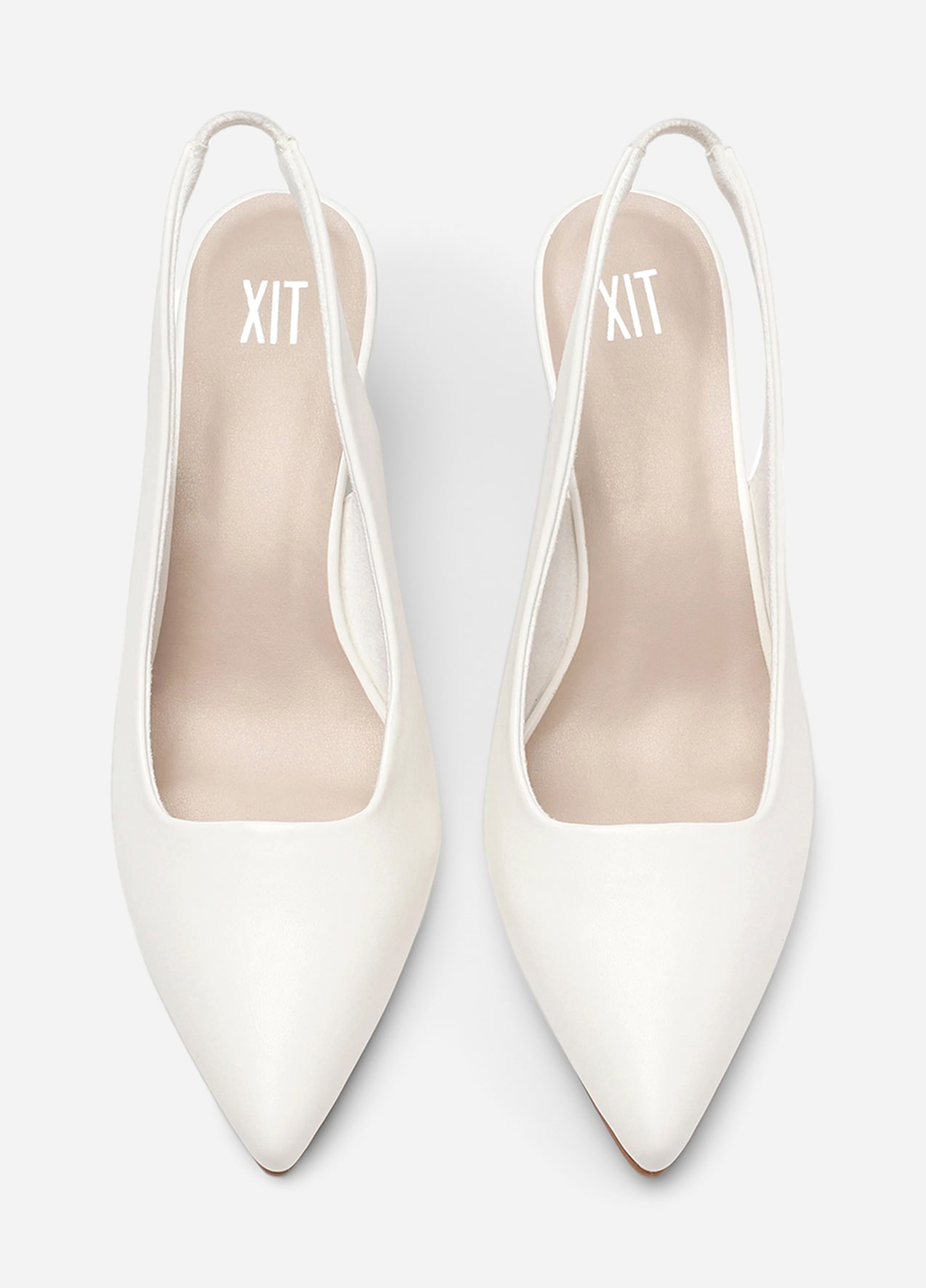 XIT, Pumps med slingback Vita