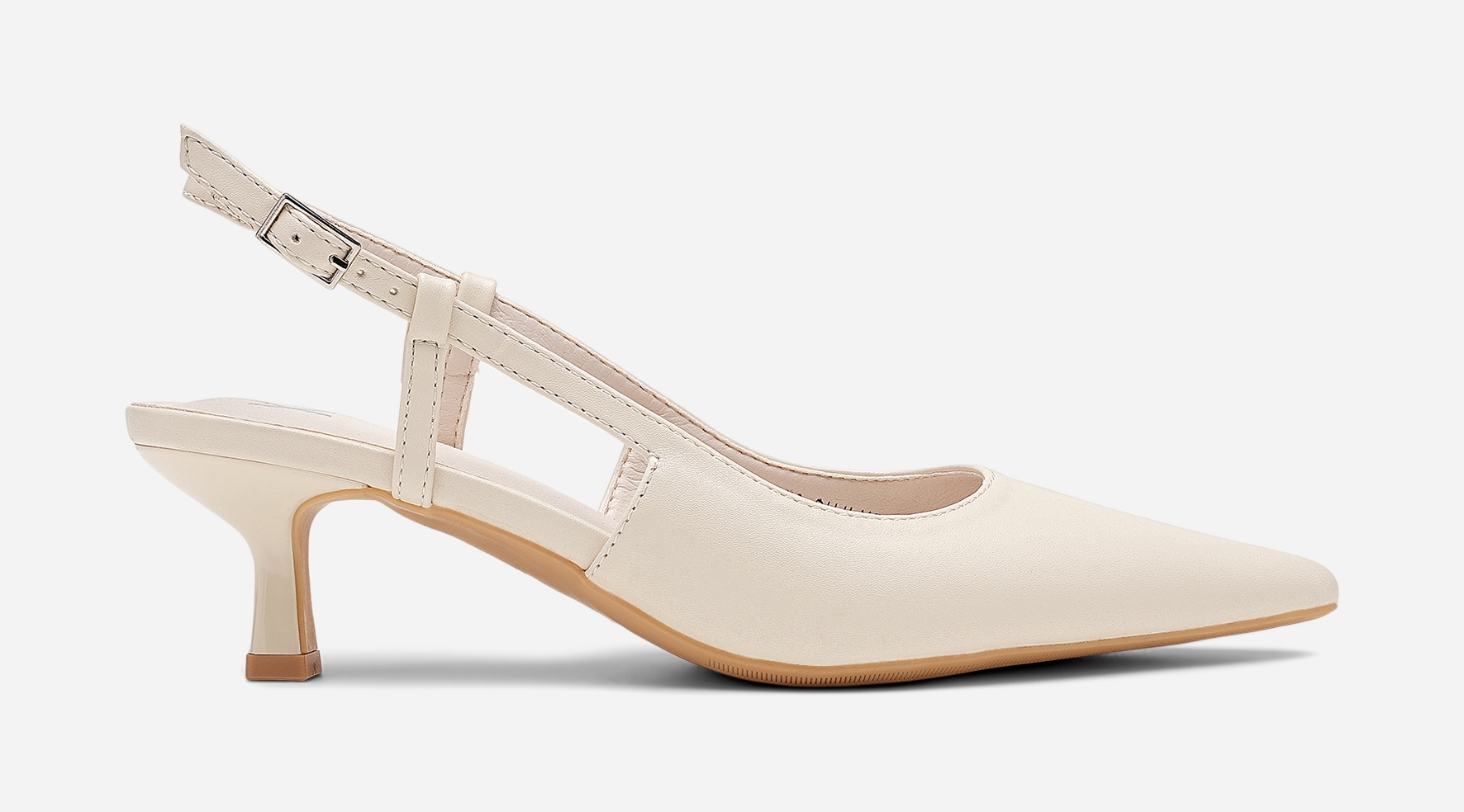 XIT, Pumps med slingback Beigea