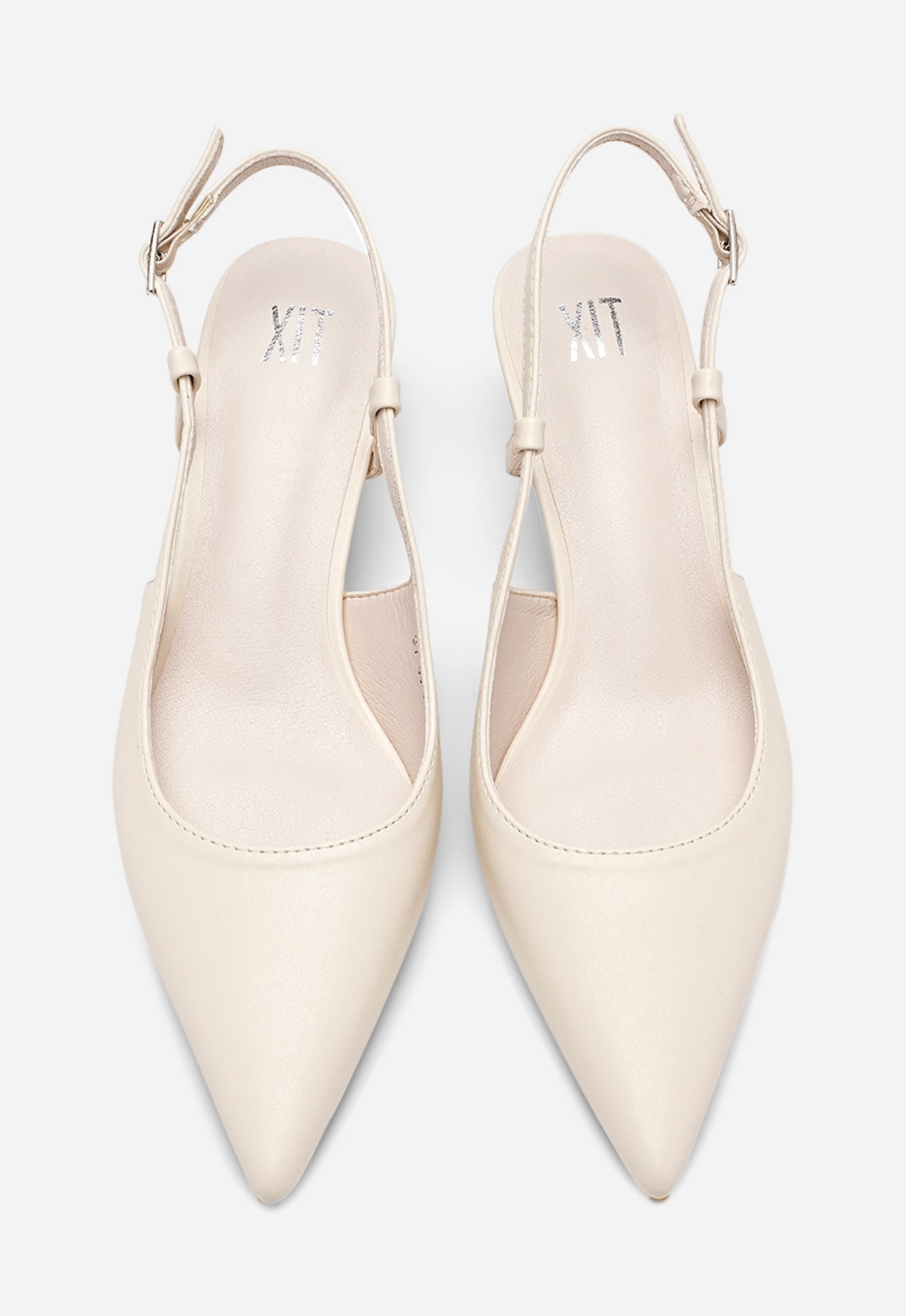 XIT, Pumps med slingback Beigea