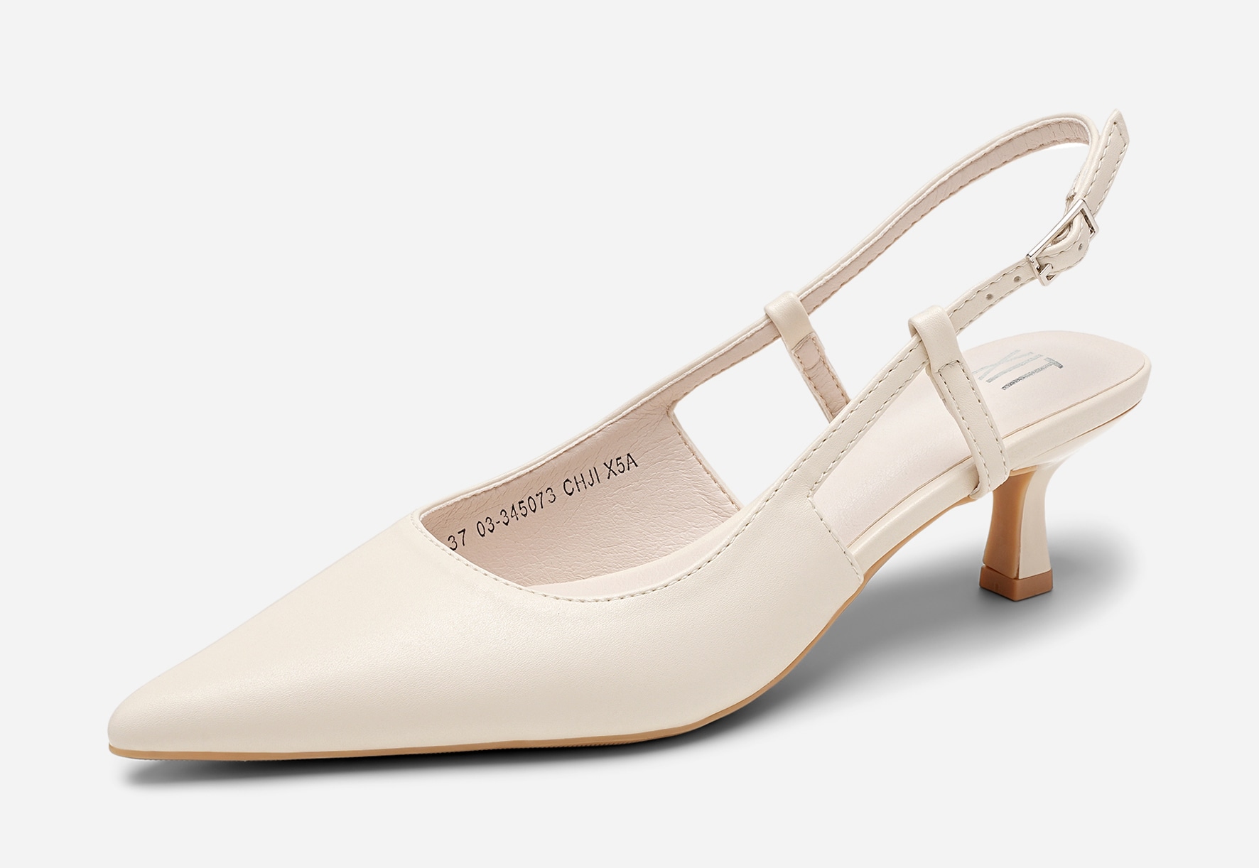XIT, Pumps med slingback Beigea
