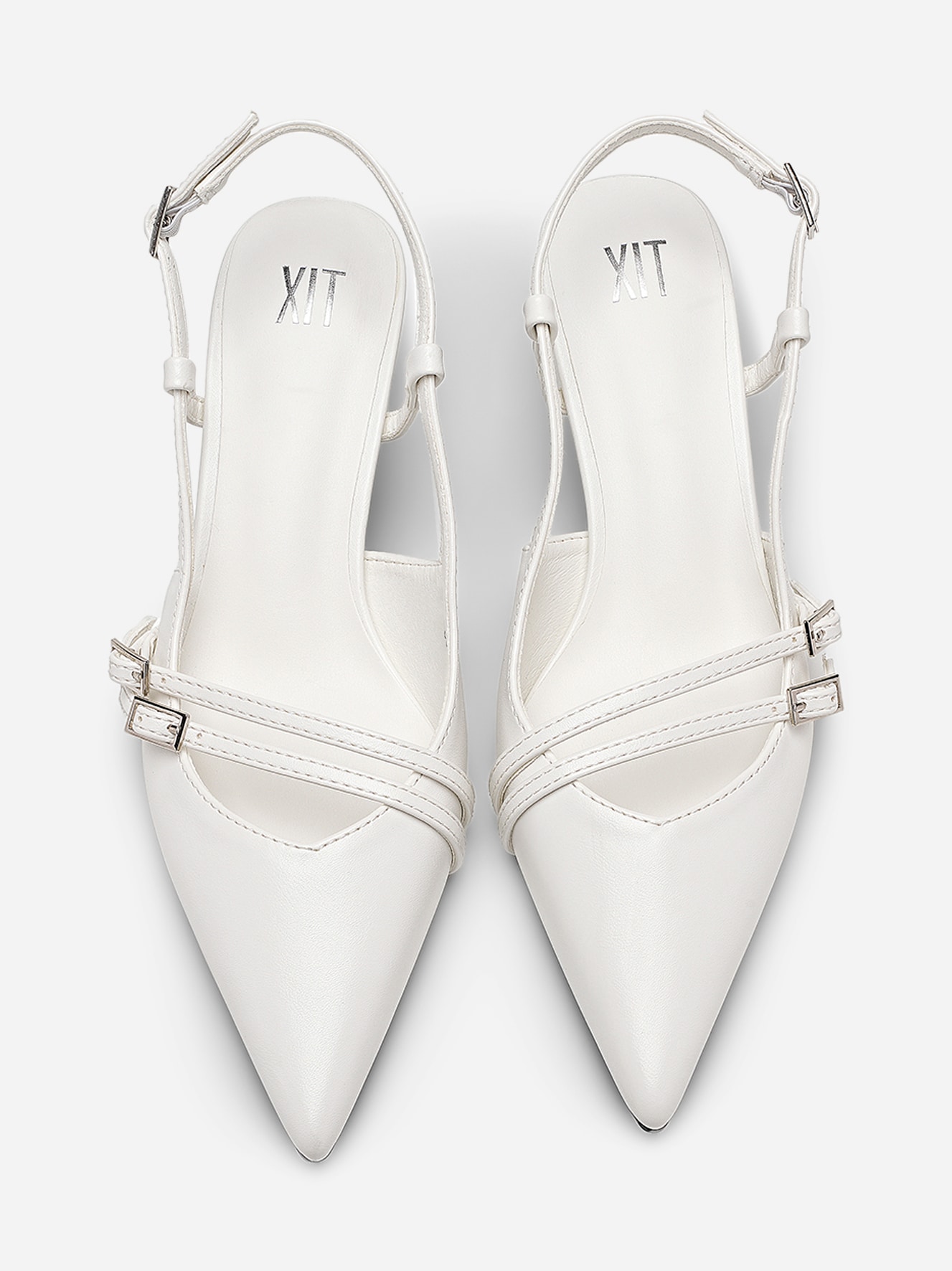 XIT, Pumps med slingback Vita