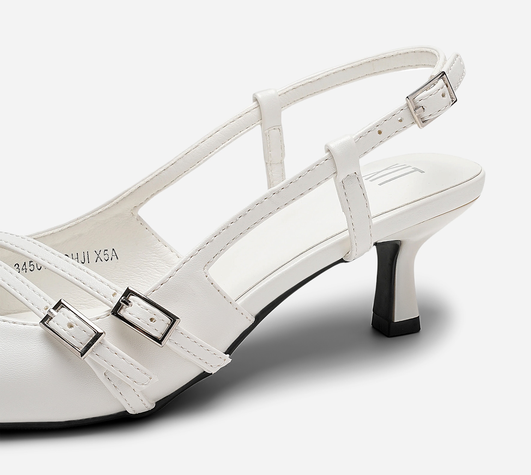 XIT, Pumps med slingback Vita