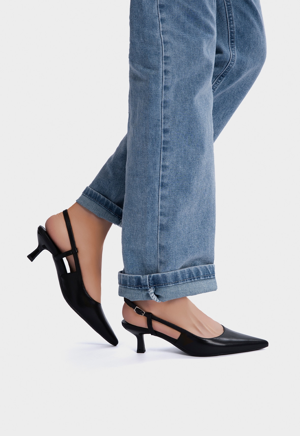 XIT, Pumps med slingback Svarta