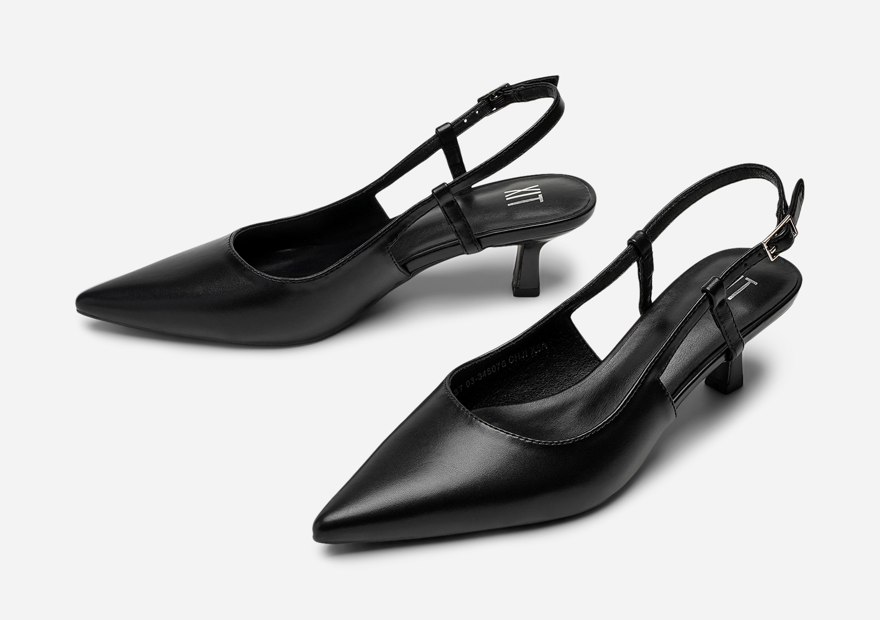 XIT, Pumps med slingback Svarta