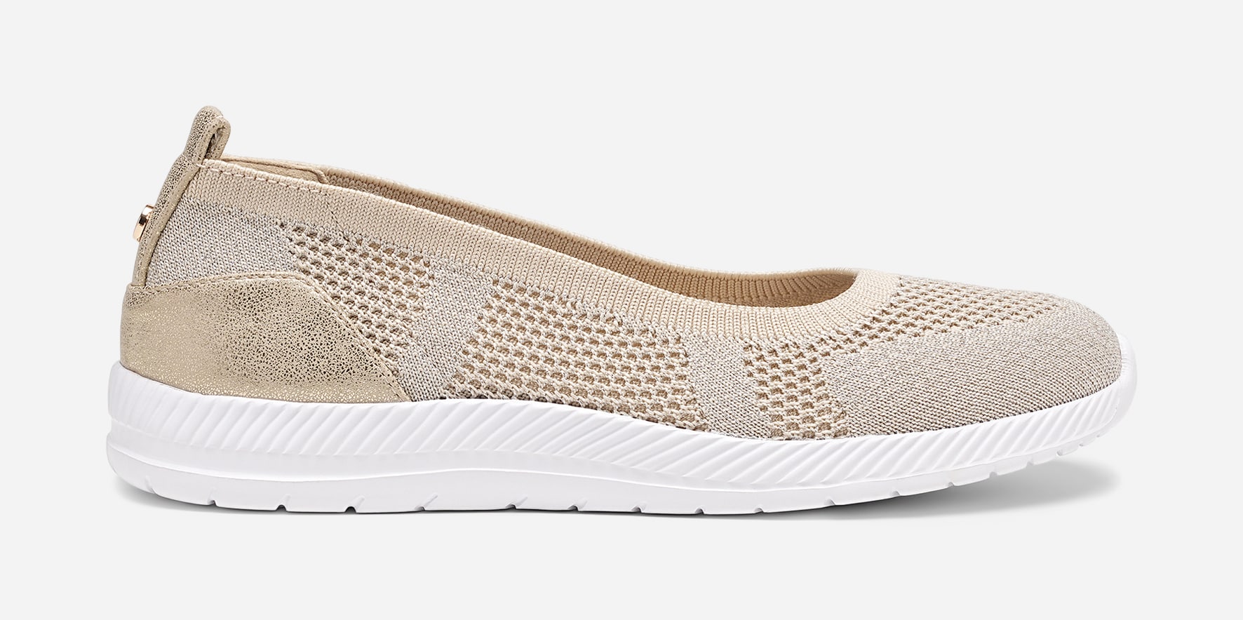 LINEAR, Ballerinaskor Beigea